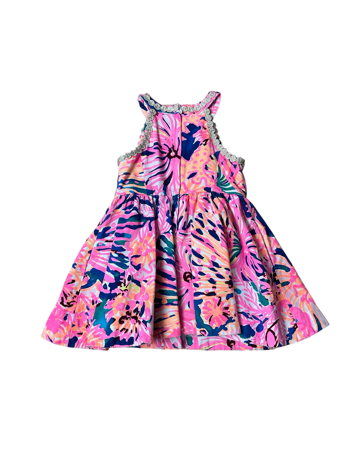 Lilly Pulitzer Kids Little Kinley Dress Beach House Blooms - Size 2