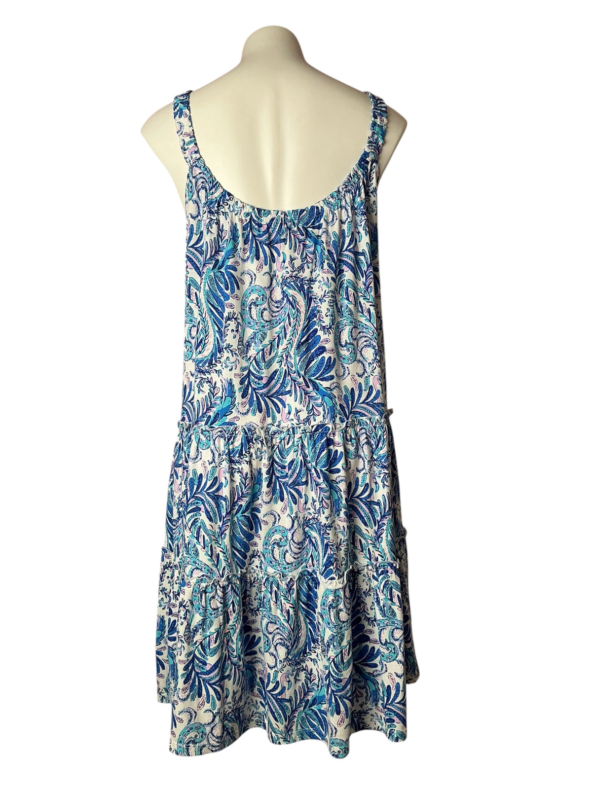 Lilly Pulitzer NWT Loro Dress Baha Blue Bird Is The Word - Size XL