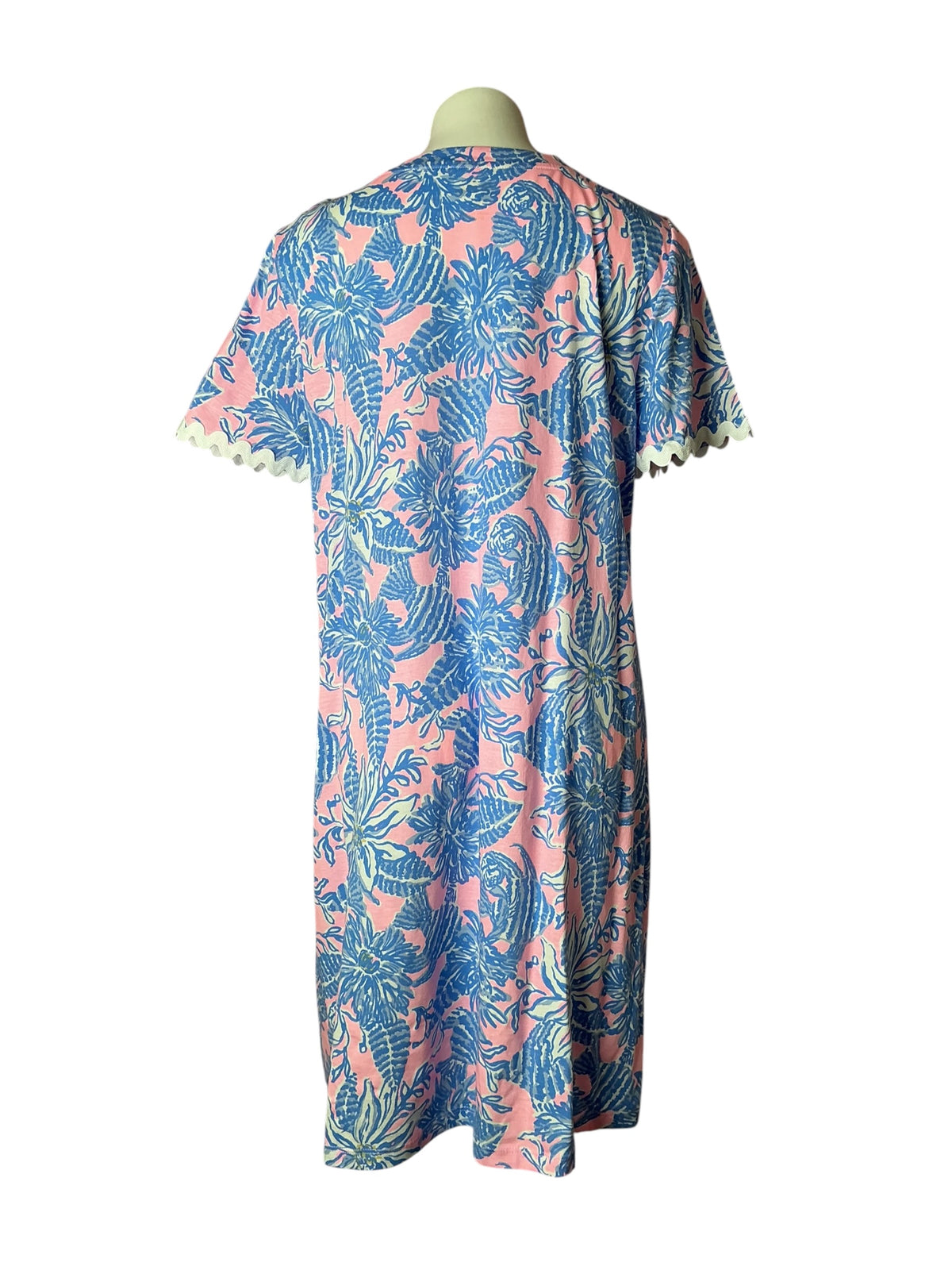Lilly Pulitzer NWT Cody Short Sleeve Dress Conch Shell Pink Up Scale - Size XL
