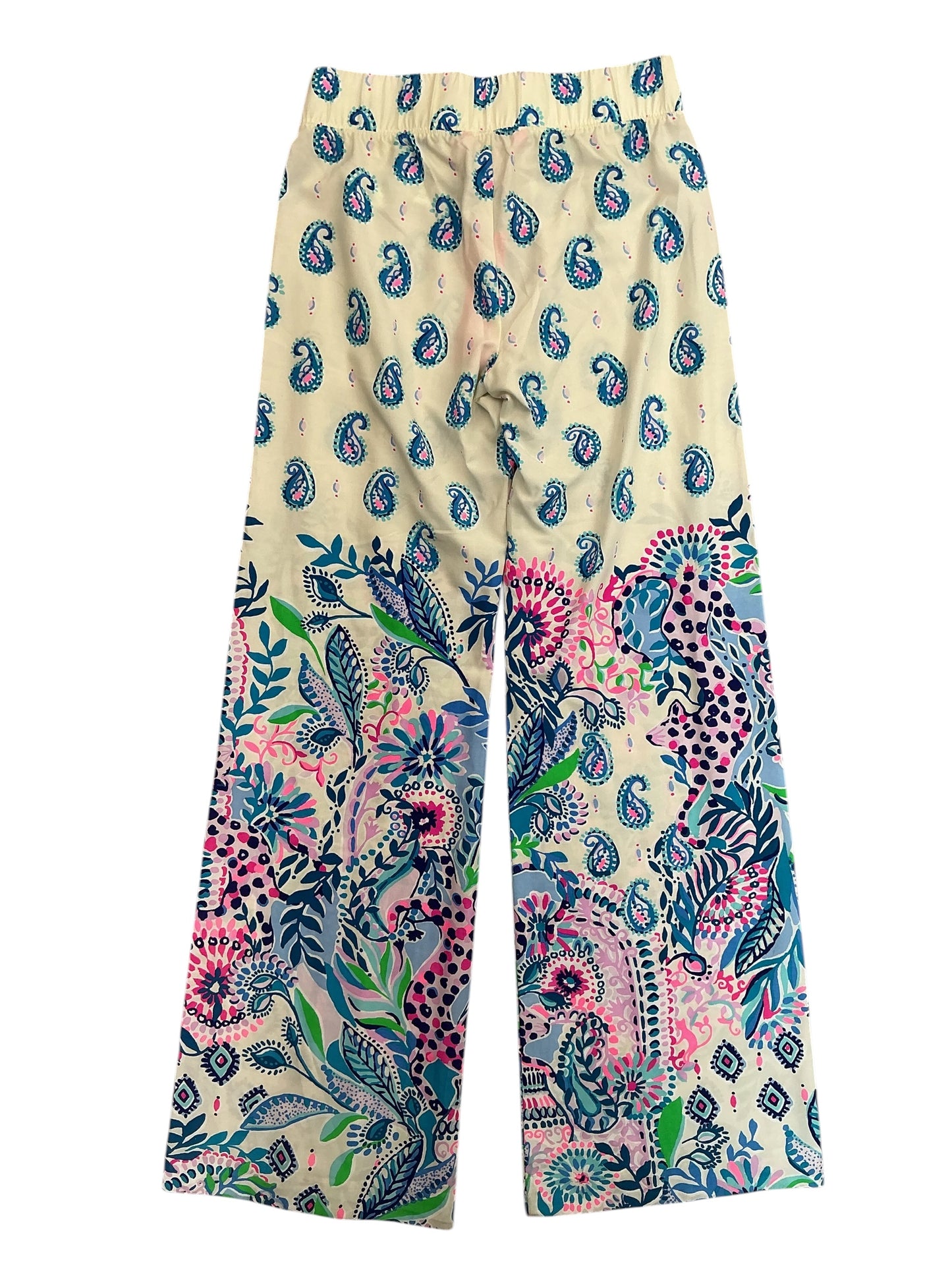 Lilly Pulitzer NWT Bal Harbour Palazzo Macadamia Haute Cature Engineered - Size XS