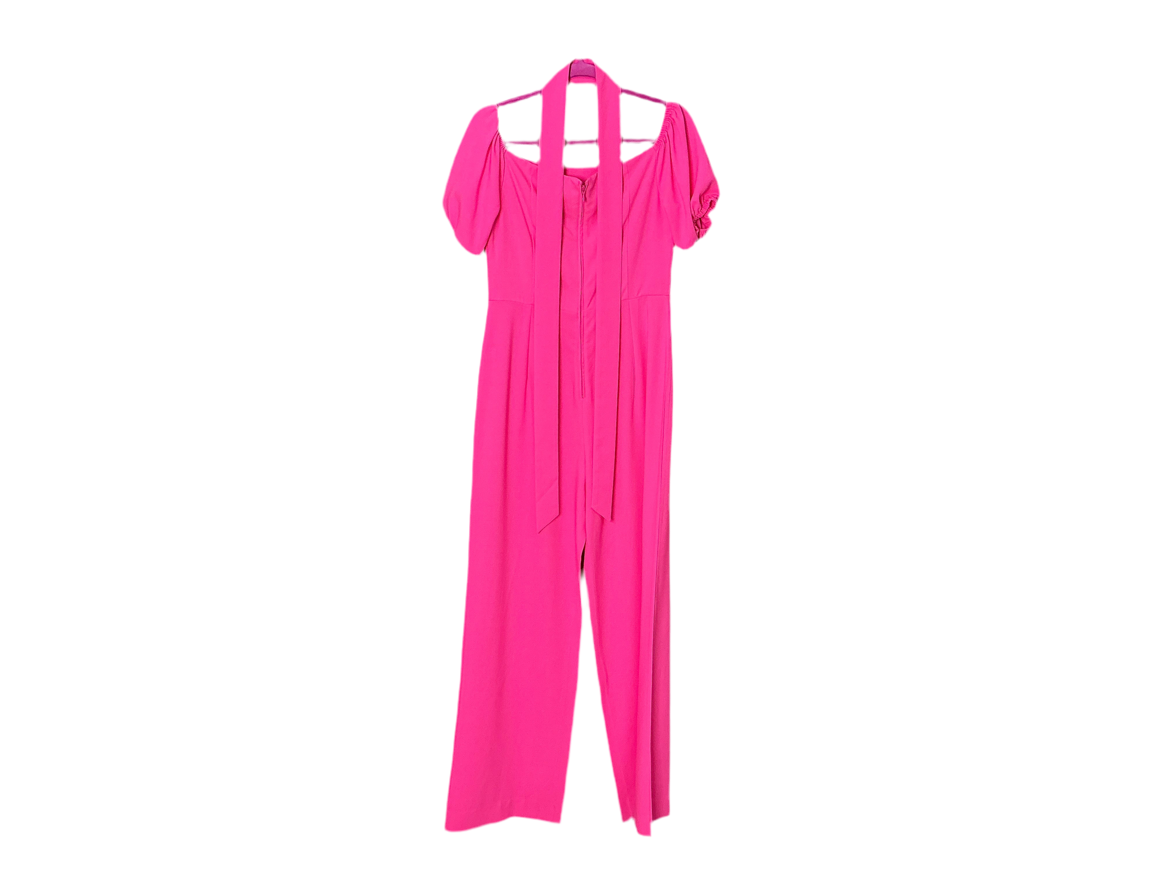 Lilly Pulitzer Bright Pink Jumpsuit with Belt Size 8