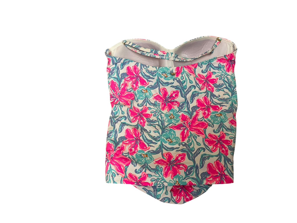Lilly Pulitzer Flamenco Tankini Top Beachside Haven - Size 16