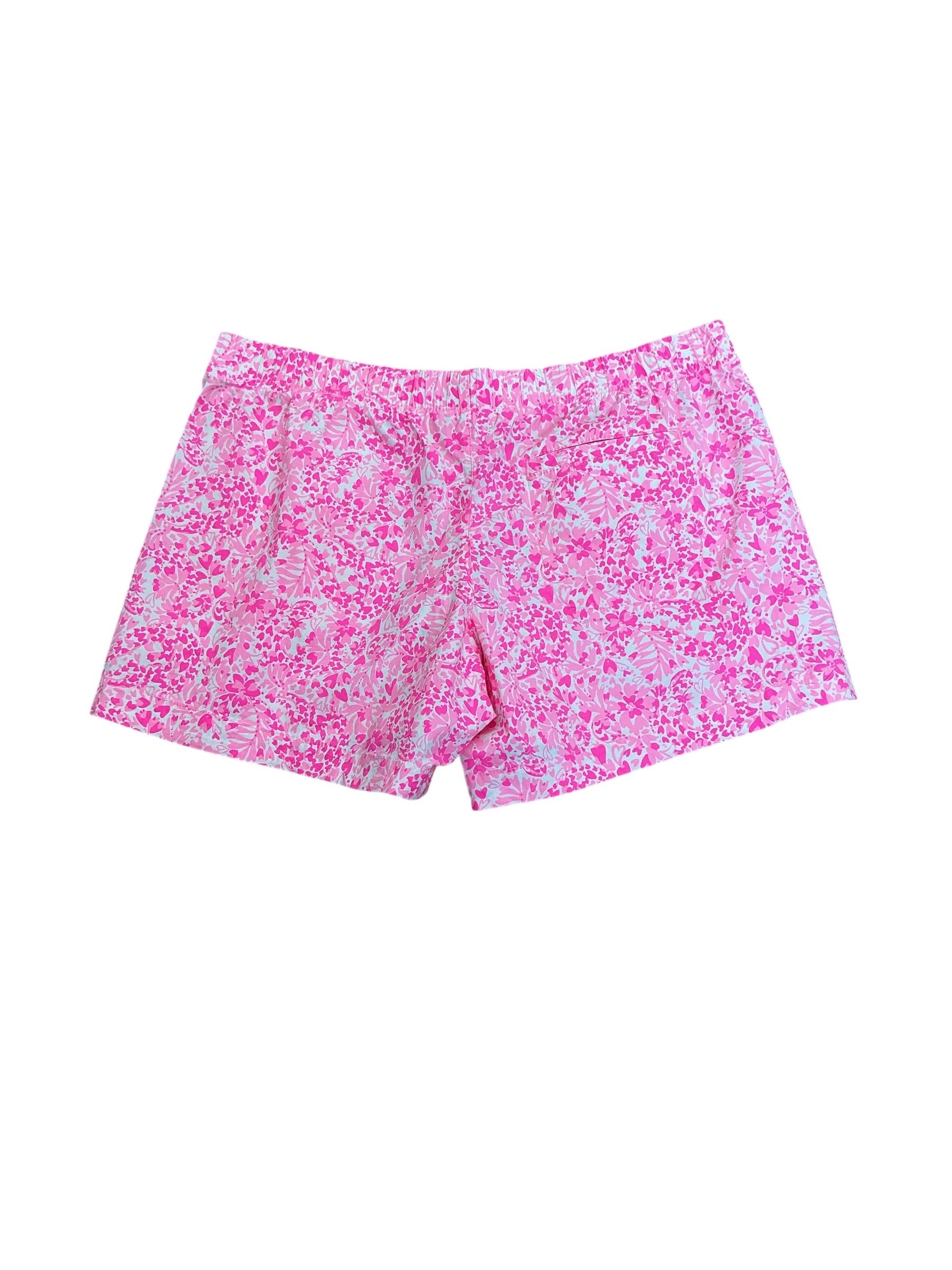 Lilly Pulitzer Ocean View Shorts Pink Shandy Invest A Gator - Size S