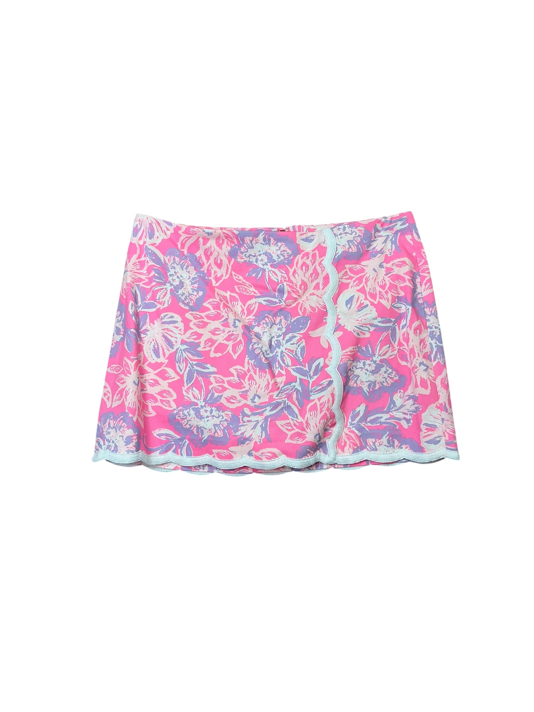 Lilly Pulitzer Michelina Mini Skort - Rousseau Pink Zen Garden - Size 12