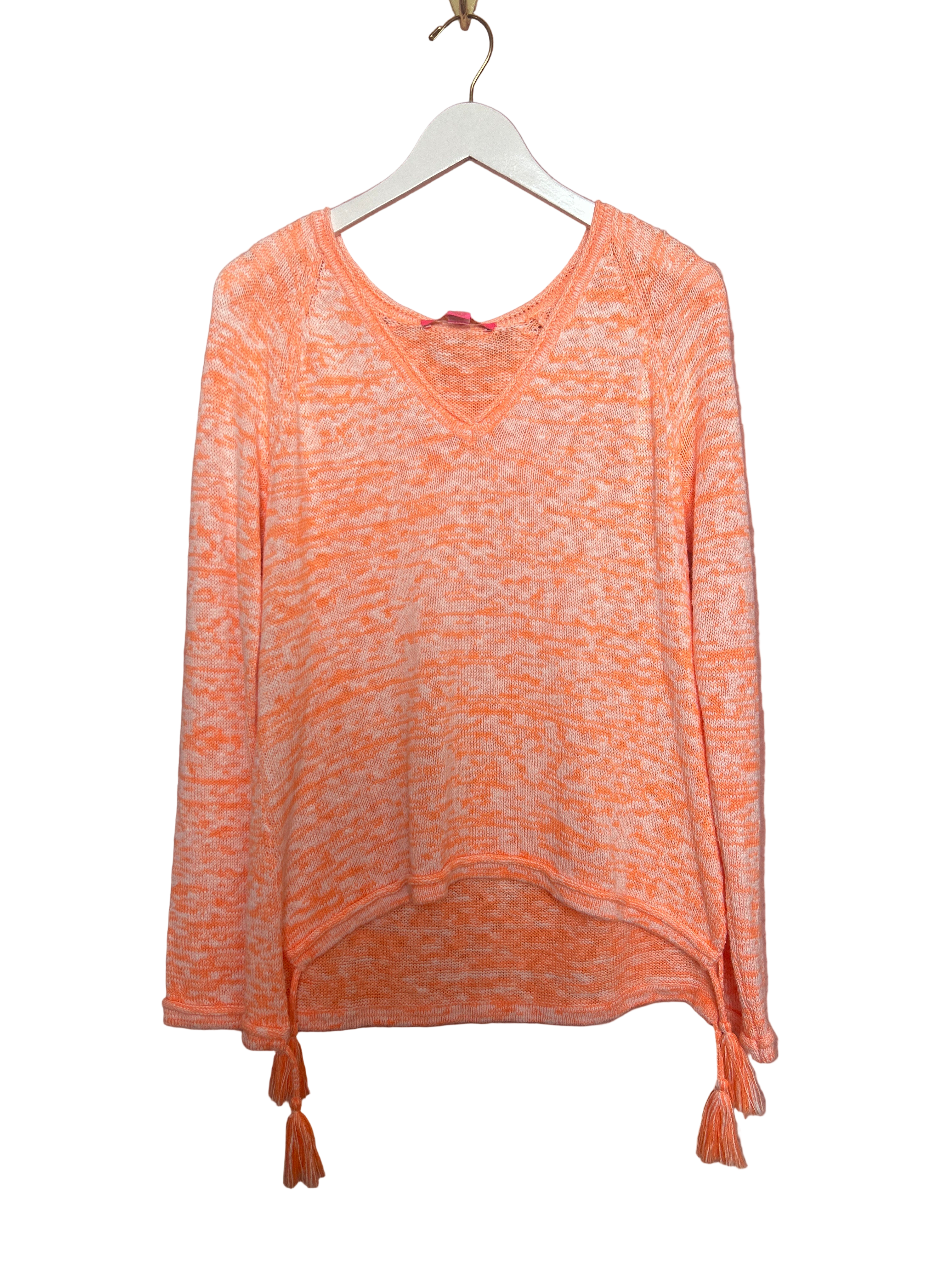 Lilly Pulitzer NWT Jody VNeck Sweater Cantaloupe Marl - Size M