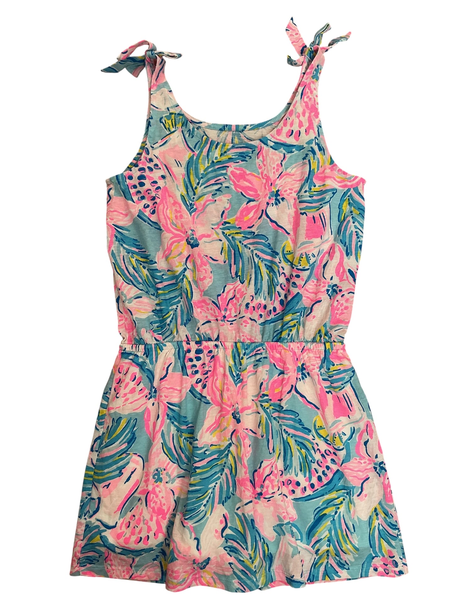 Lilly Pulitzer Girls Kids Mini Sundari Romper - Size L 8-10