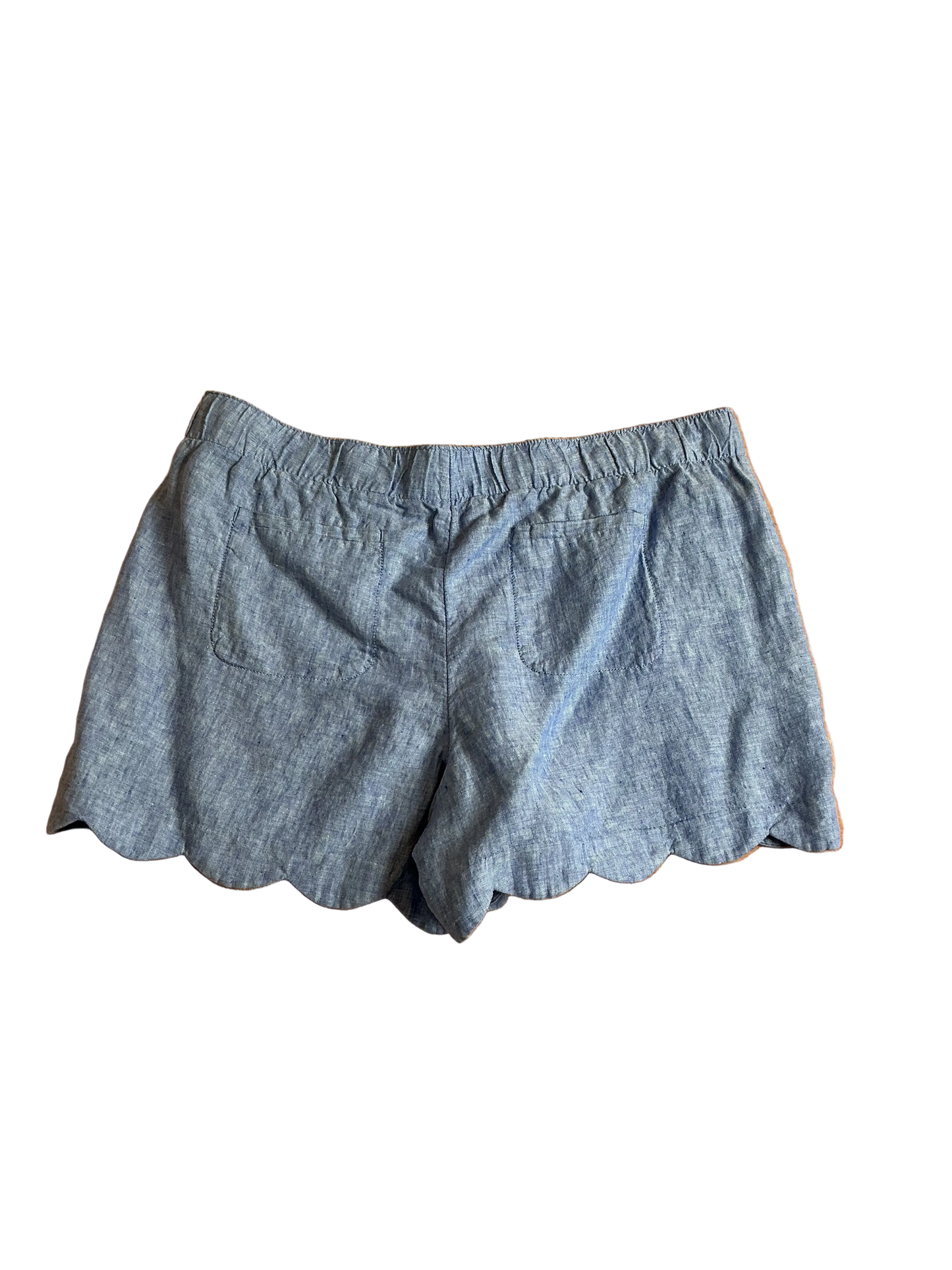 Lilly Pulitzer NWT Brea Linen Short Beakon Blue X Sea Salt - Size XL