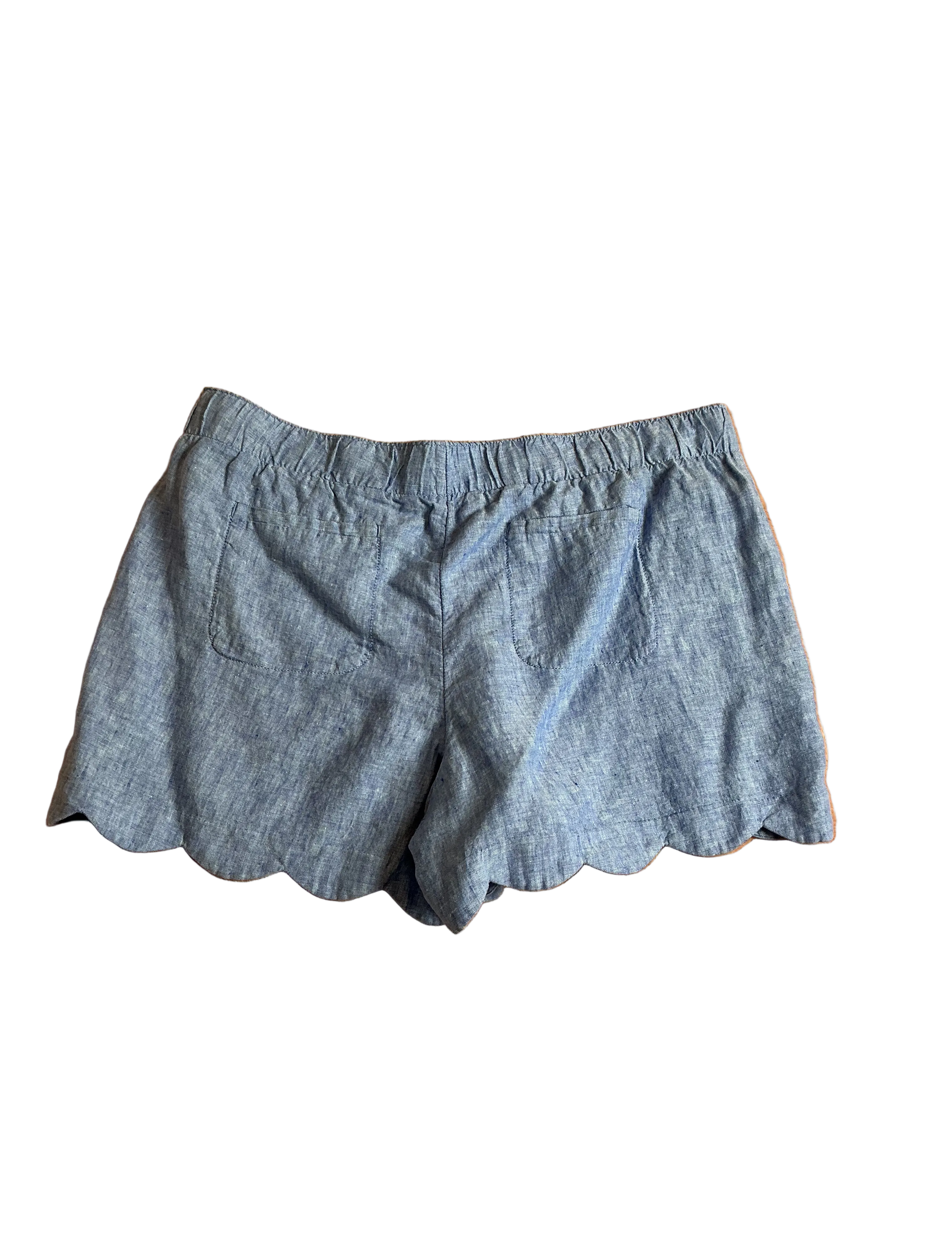 Lilly Pulitzer NWT Brea Linen Short Beakon Blue X Sea Salt - Size XL