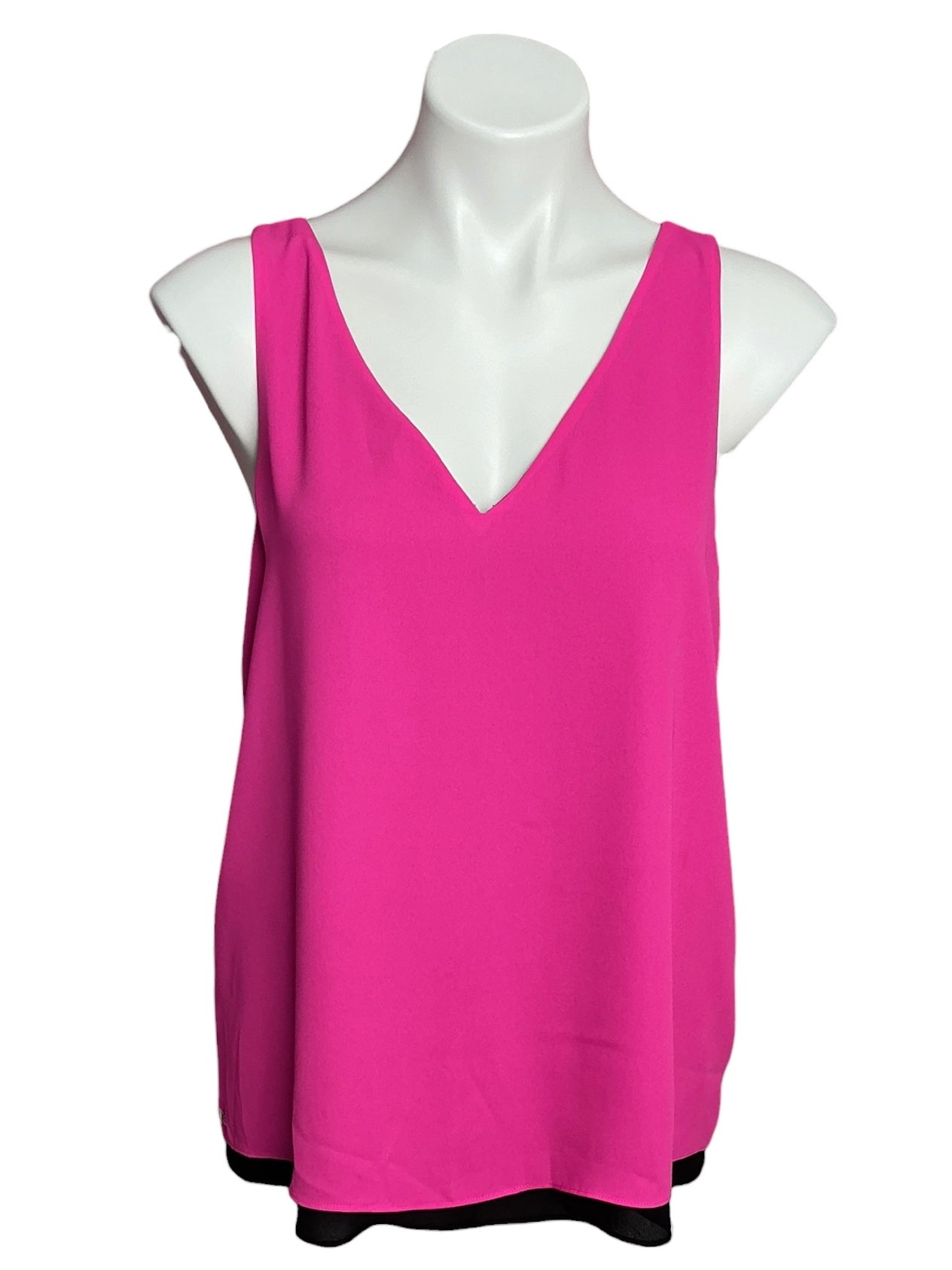Lilly Pulitzer Florin Sleeveless V-Neck Reversible Top Roxie Pink - Size M