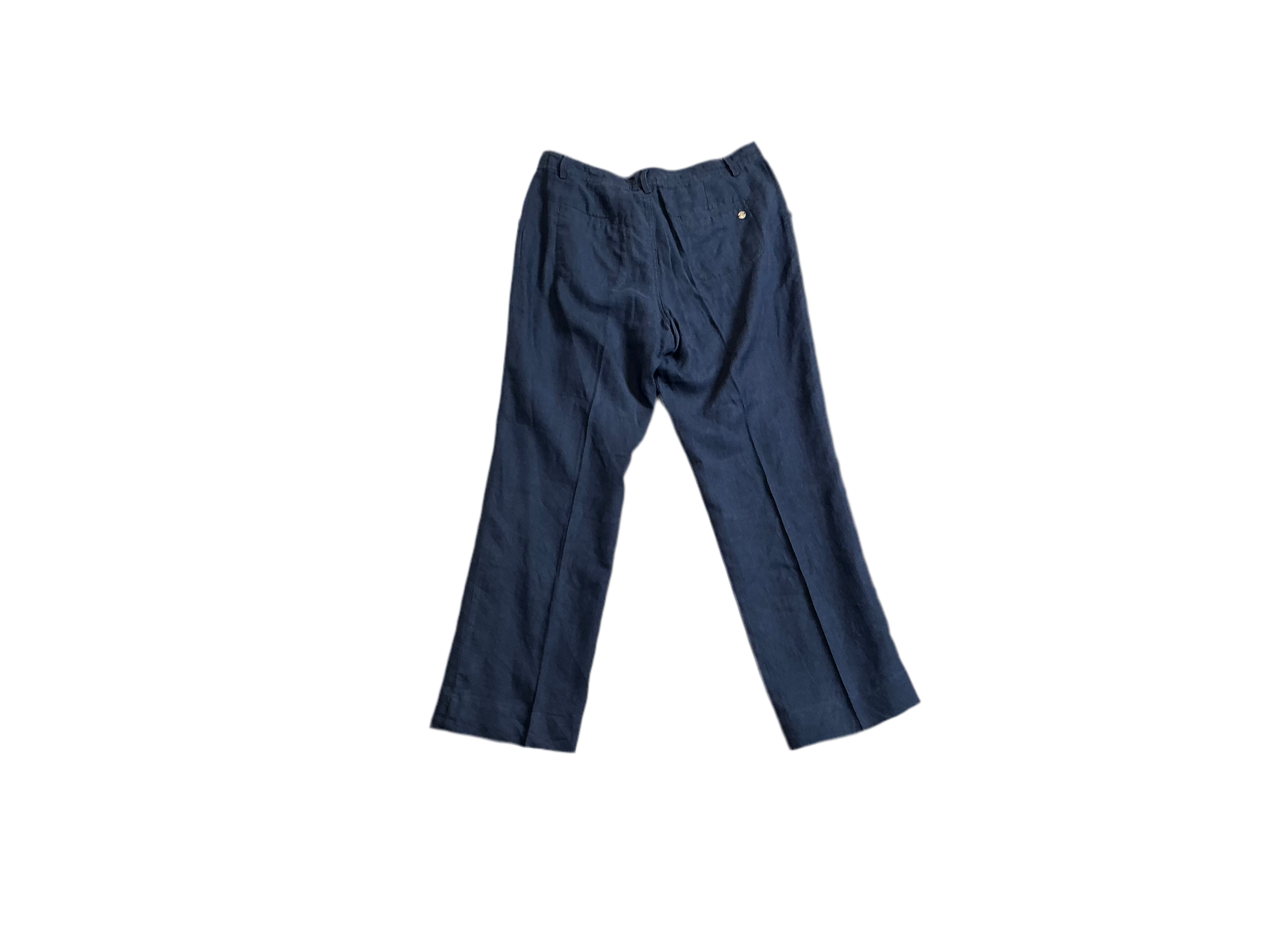 Lilly Pulitzer Breeza Linen Pants True Navy - Size 8