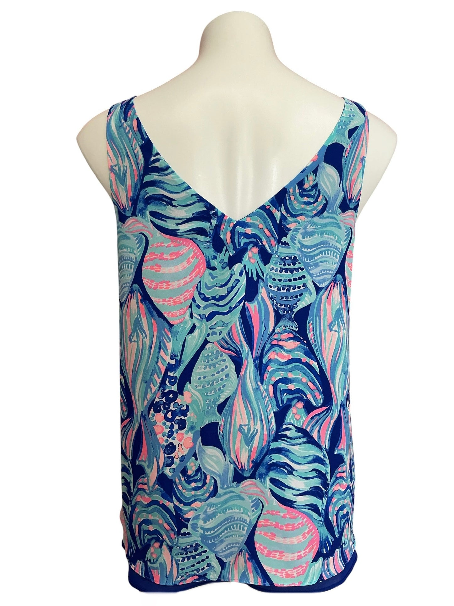 Lilly Pulitzer Florin Reversible Tank Top Scale Up - Size S