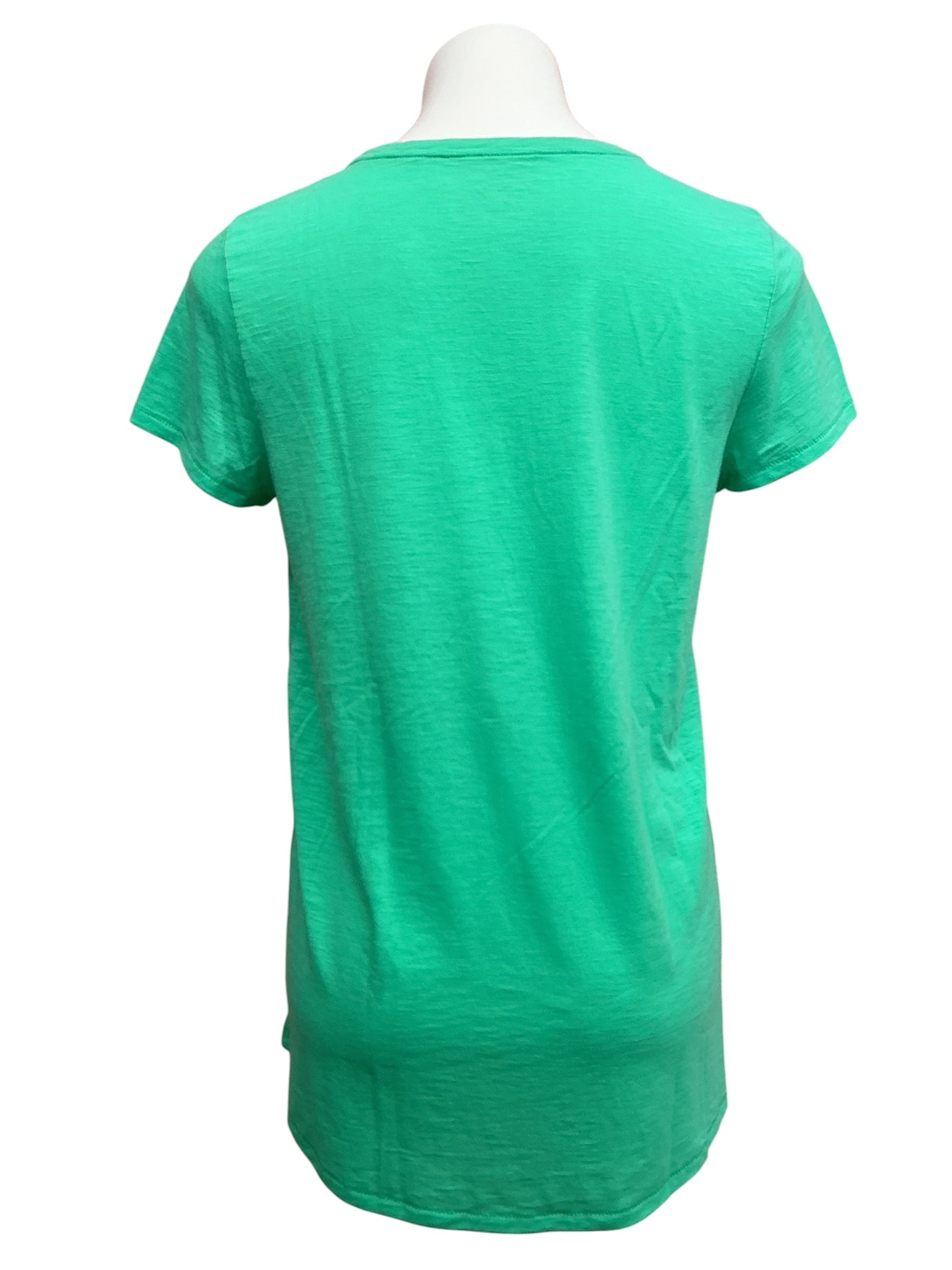 Lilly Pulitzer NWT Etta Scoop Neck Top Gustavia Green - Size M