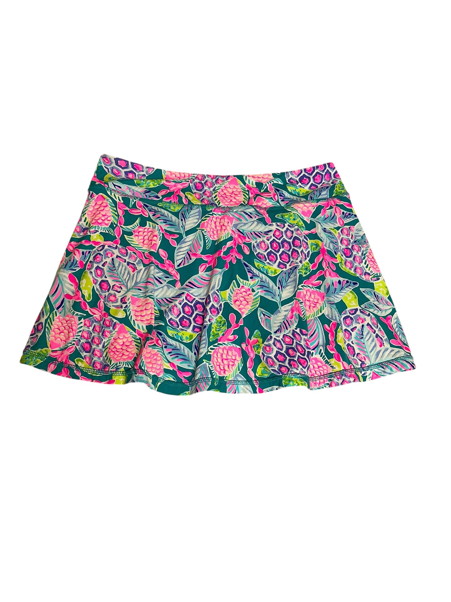 Lilly Pulitzer Luxletic Aila Skort Turtle Wave - Size M
