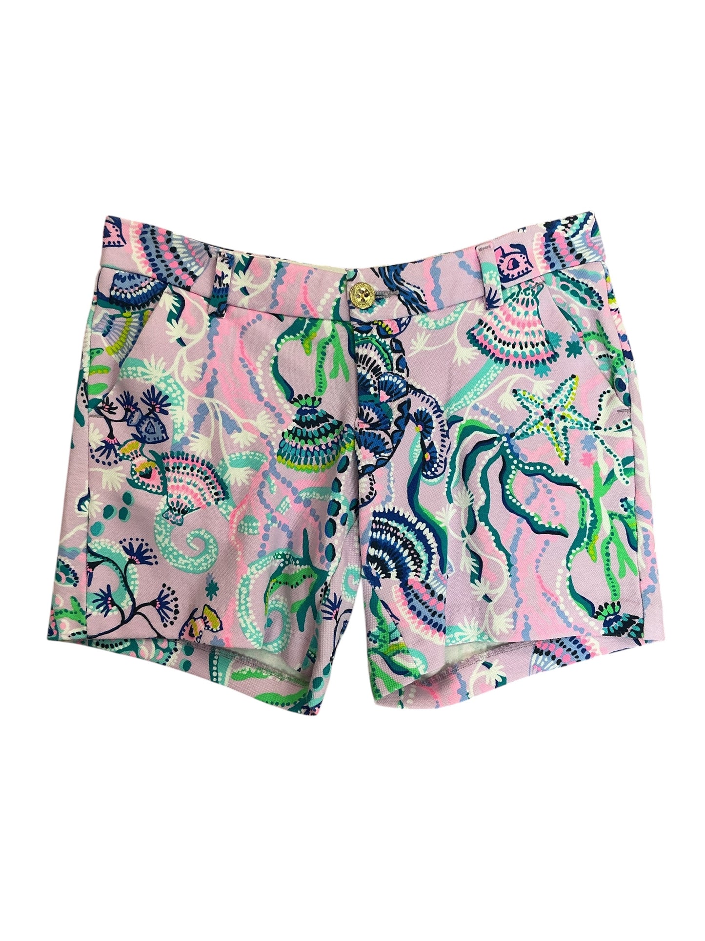 Lilly Pulitzer Callahan Stretch Shorts She She Shells - Size 0