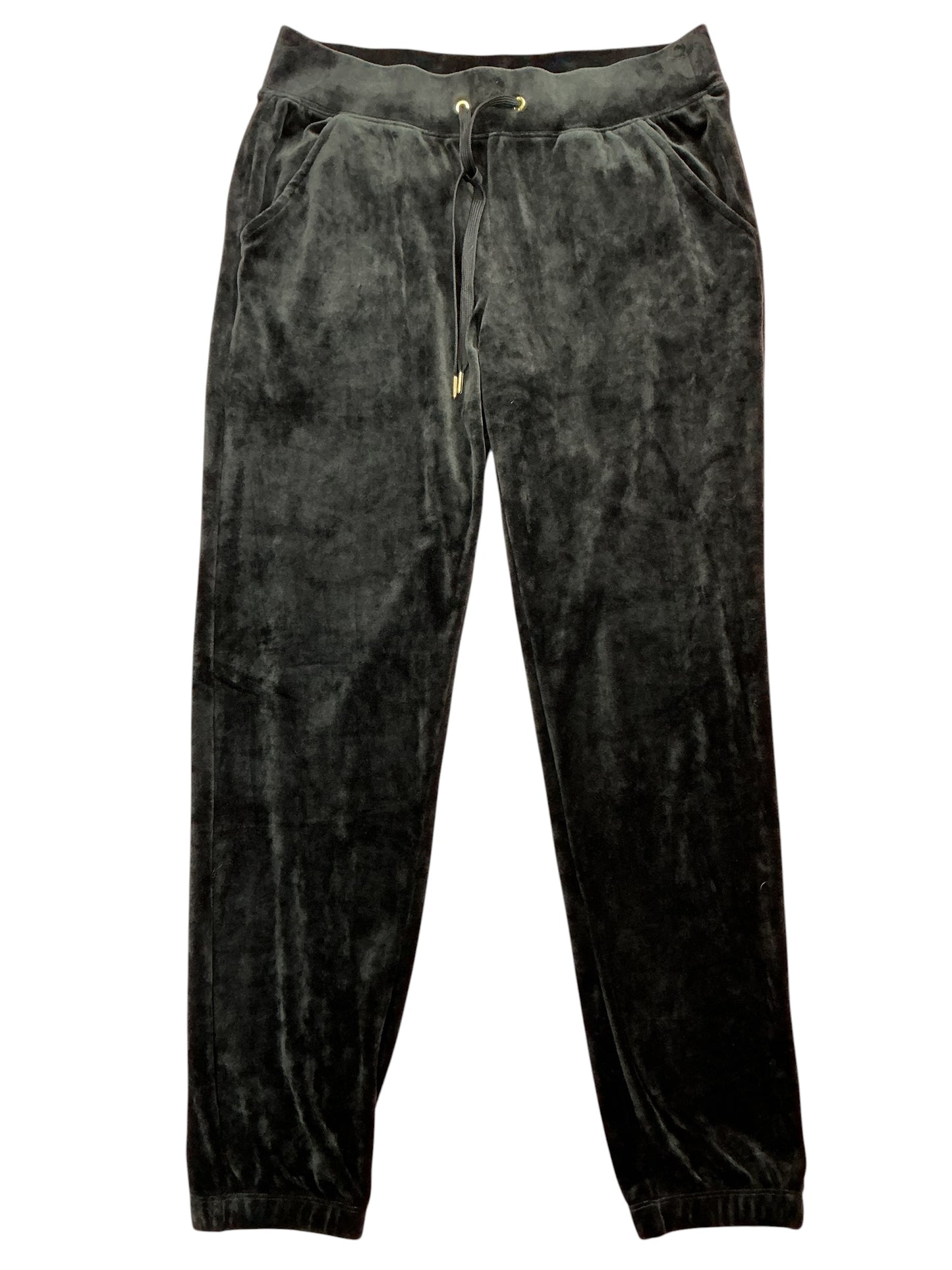 Lilly Pulitzer NWT Mallie Velour Pants Onyx Black - Size M