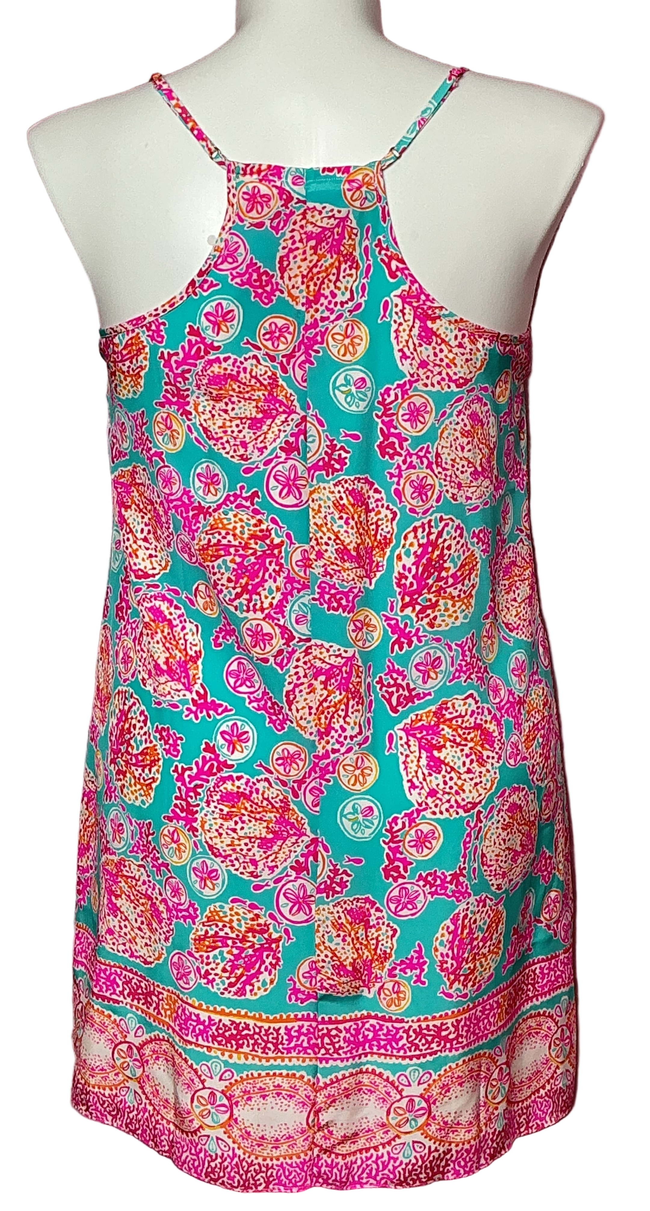 Lilly Pulitzer NWT - Dusk Dress - Sea Blue Coral Cove Engineered Duster - Size L