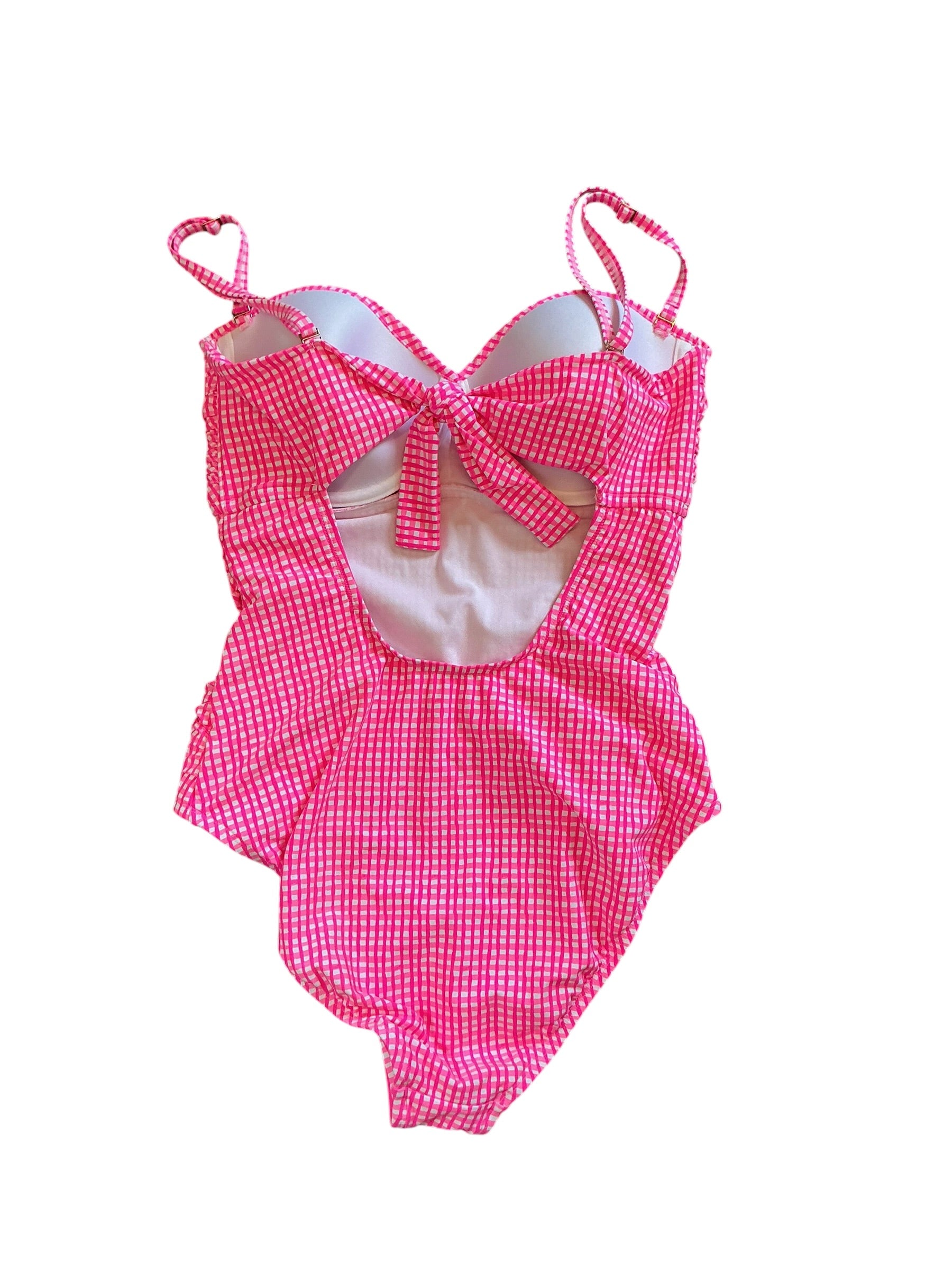 Lilly Pulitzer NWT Layne One Piece - Pink Isle Along The Same Line - Size 14