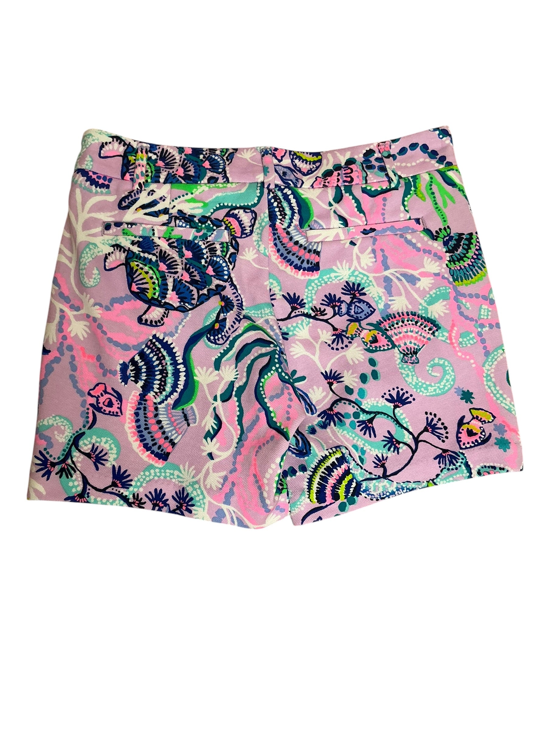 Lilly Pulitzer Callahan Shorts Sea Turtle Soiree - Size 2