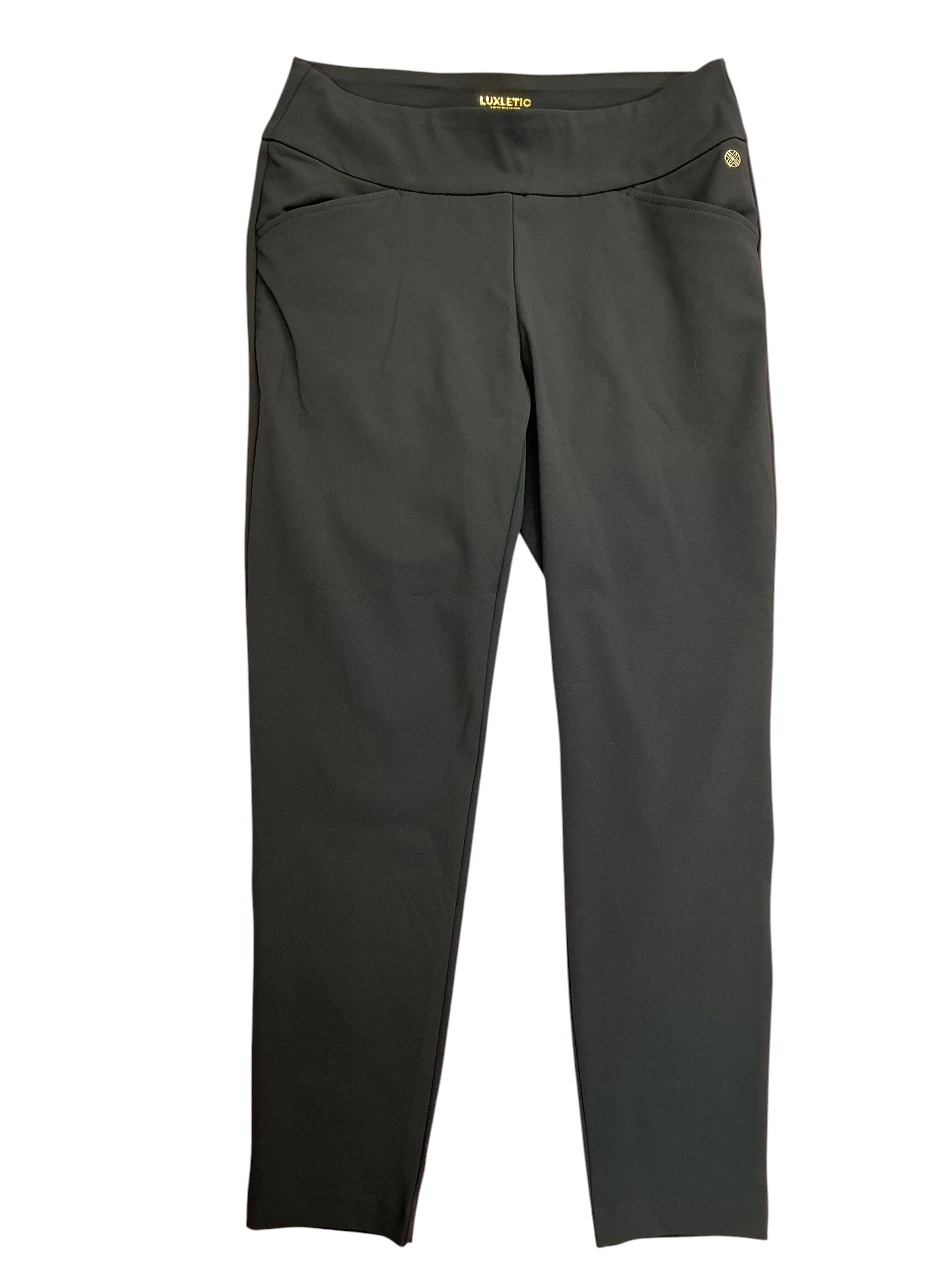 Lilly Pulitzer Luxletic Corso Pants Solid Noir Black - Size 10
