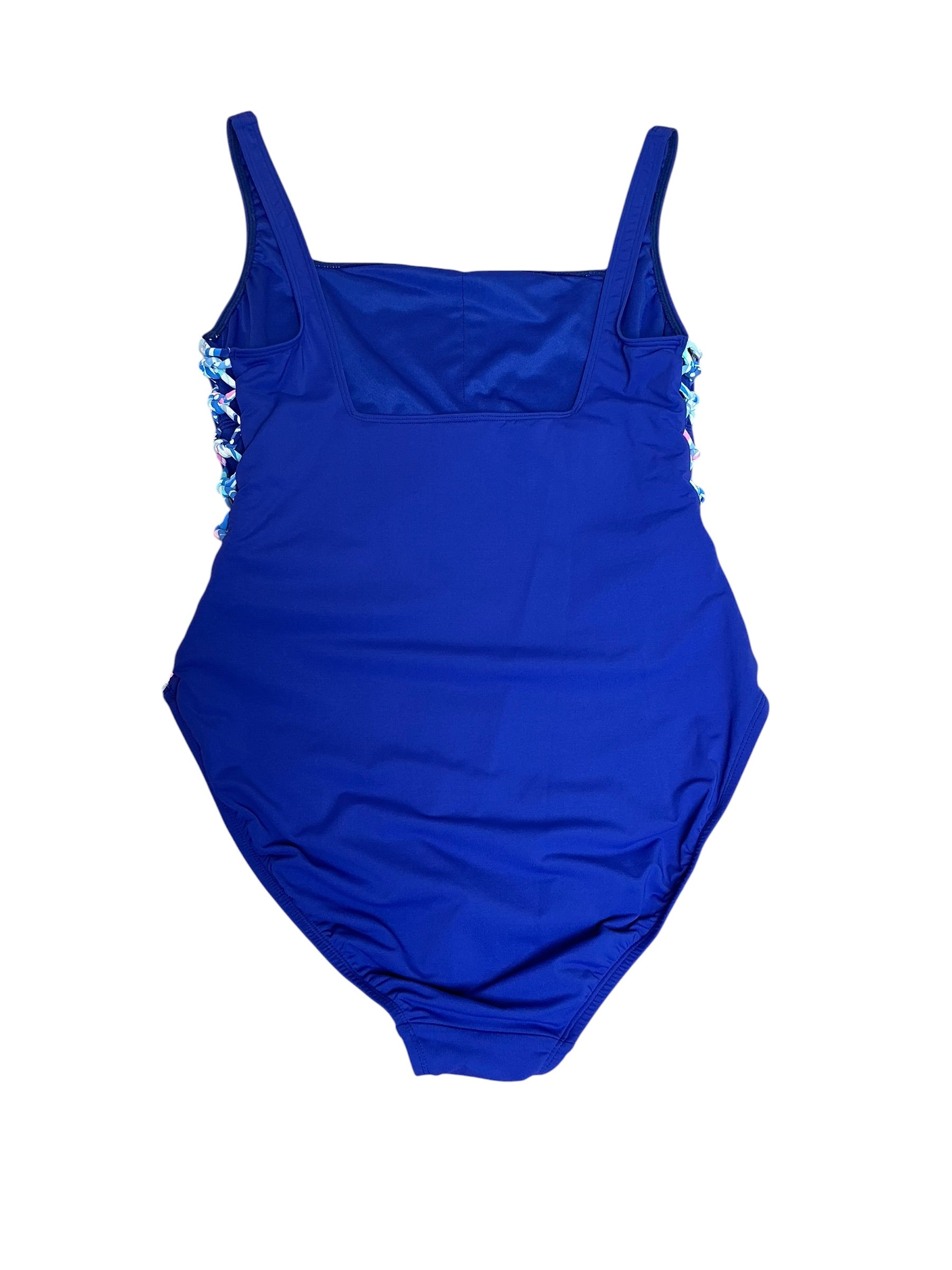 Lilly Pulitzer Morri One-Piece Swimsuit Corsica Blue - Size 12