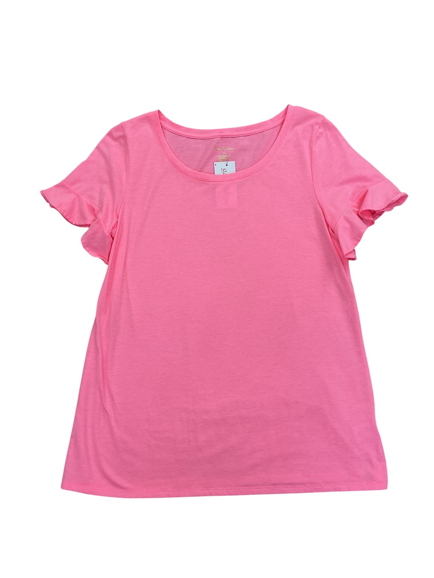 Lilly Pulitzer Meredith Tee Top Mandevilla Pink - Size M
