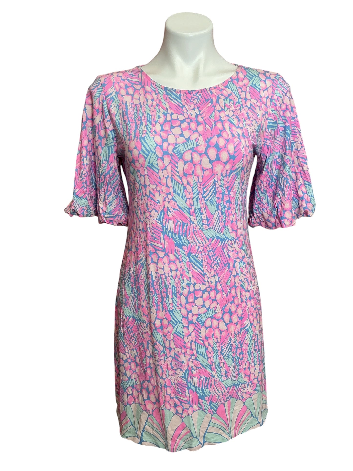 Lilly Pulitzer Britton Dress Pink Sorbet High Attitude Engineered - Size M