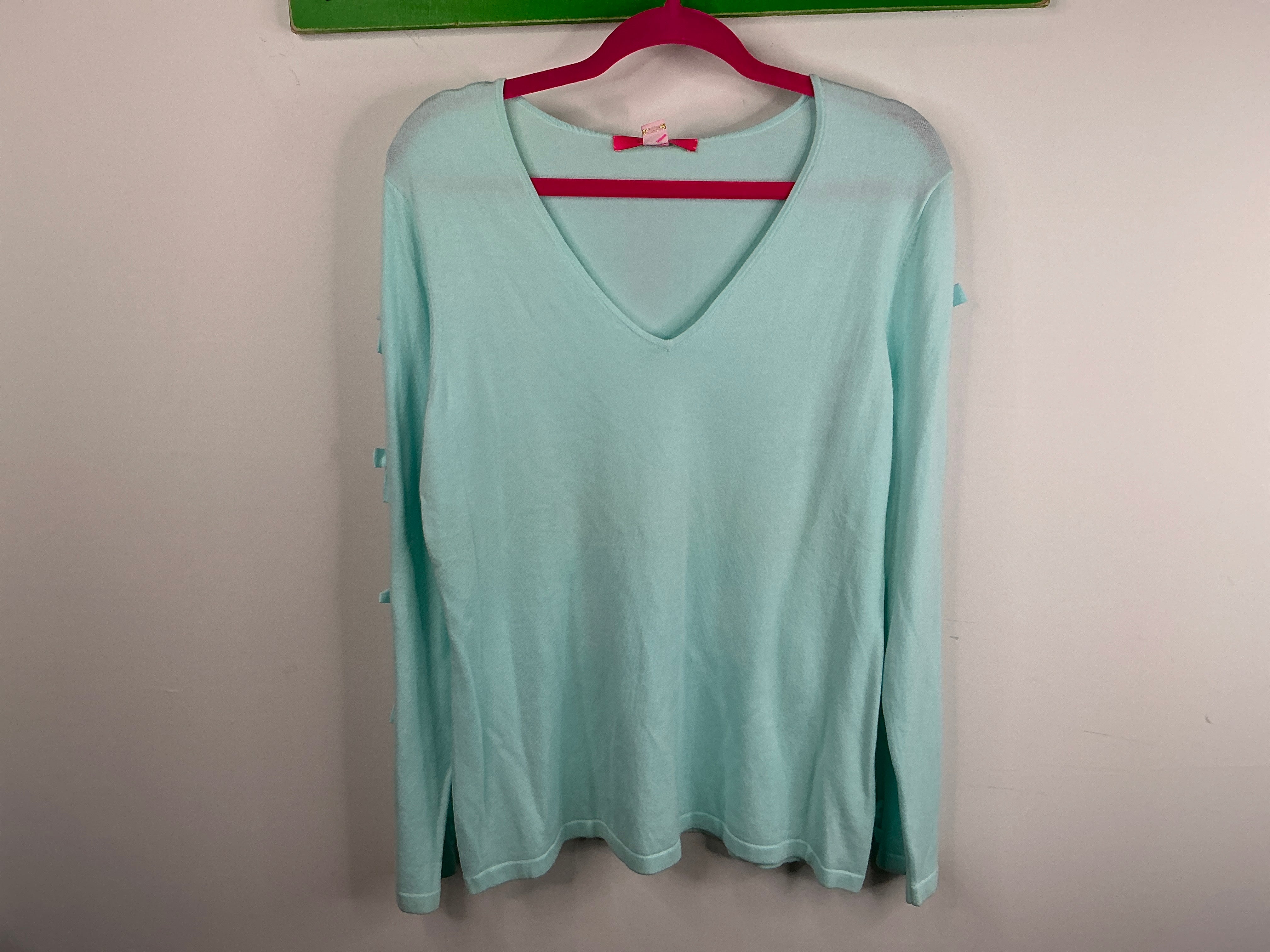 Lilly Pulitzer NWT Edina Sweater Whisper Blue - Size XL