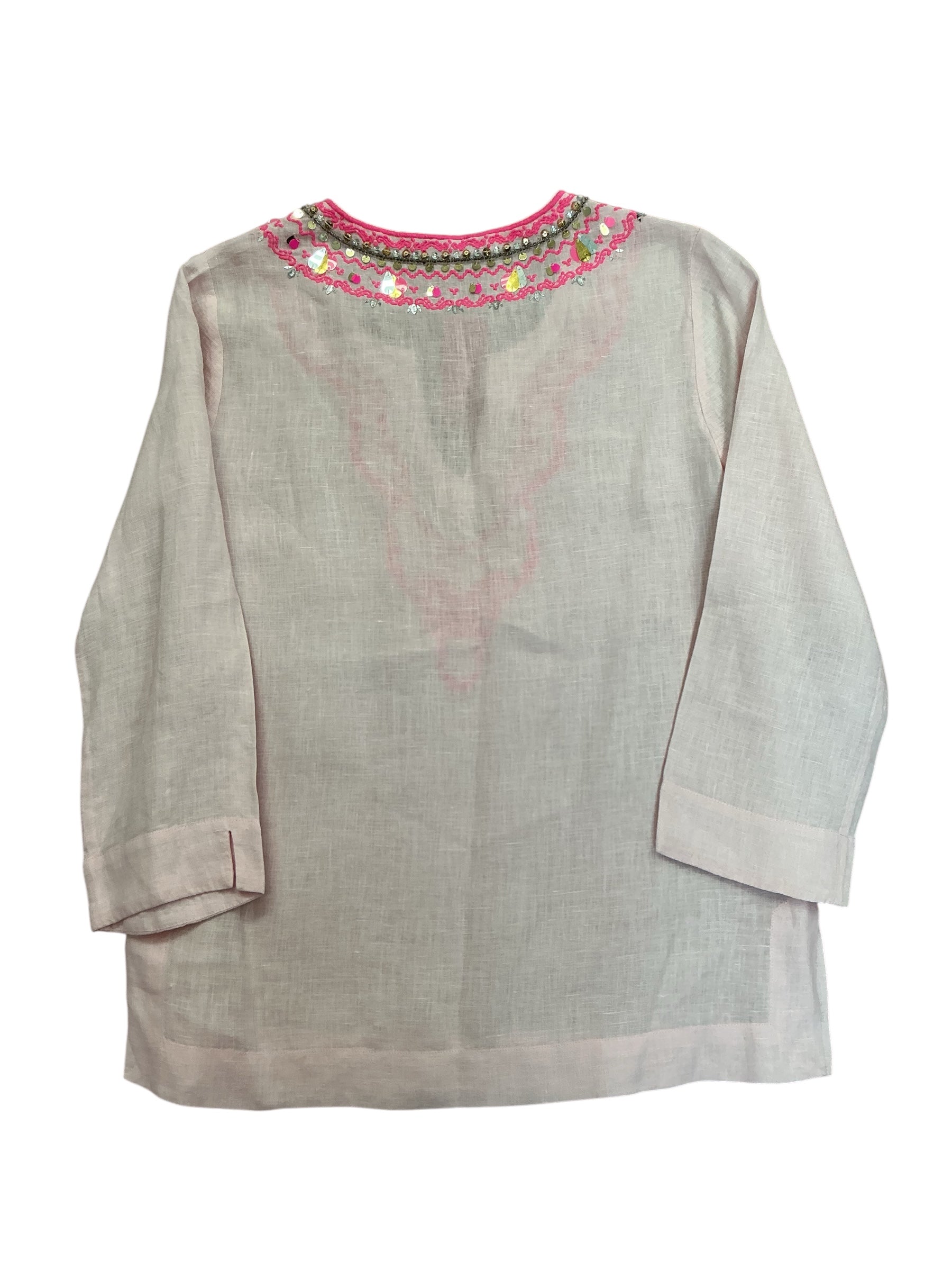 Lilly Pulitzer Amelia Island Tunic Top Pascha Pink - Size S