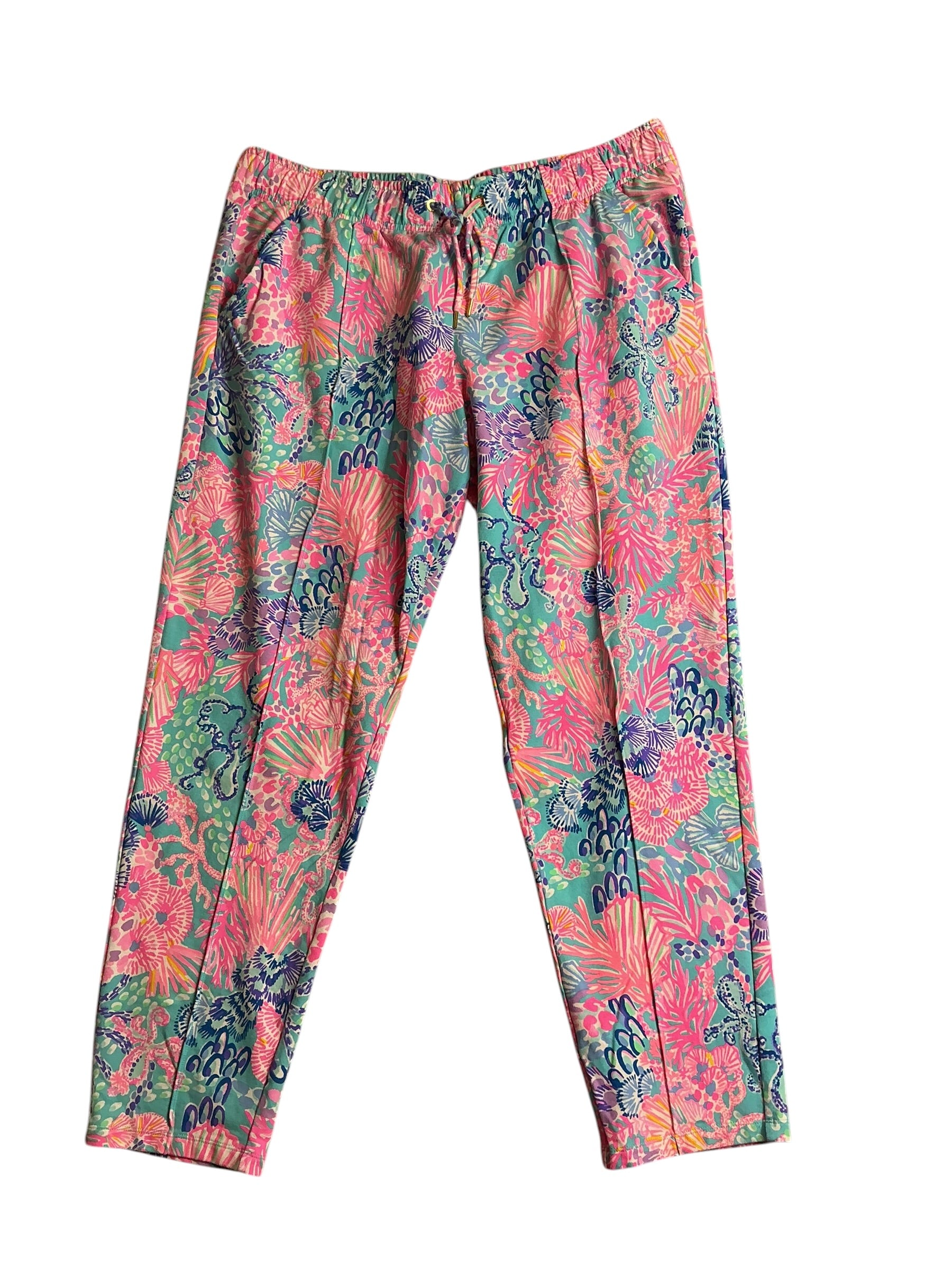 Lilly Pulitzer Jeffers PJ Pant Conch Shell Pink Koala La La - Size XL