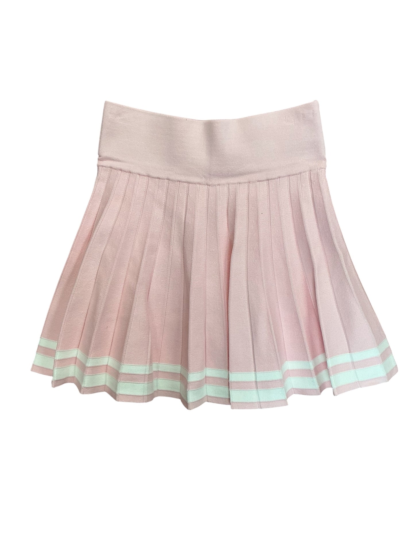 Lilly Pulitzer NWT Suzette Sweater Skort Pink Muse X Resort White Tipping - Size XS