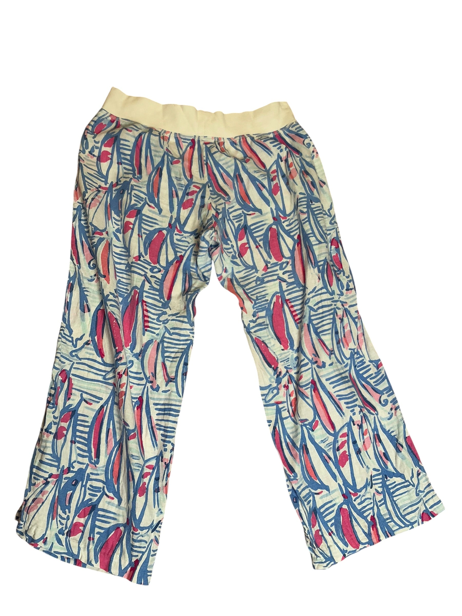 Lilly Pulitzer The Beach Pant Red Right Return - Size XL