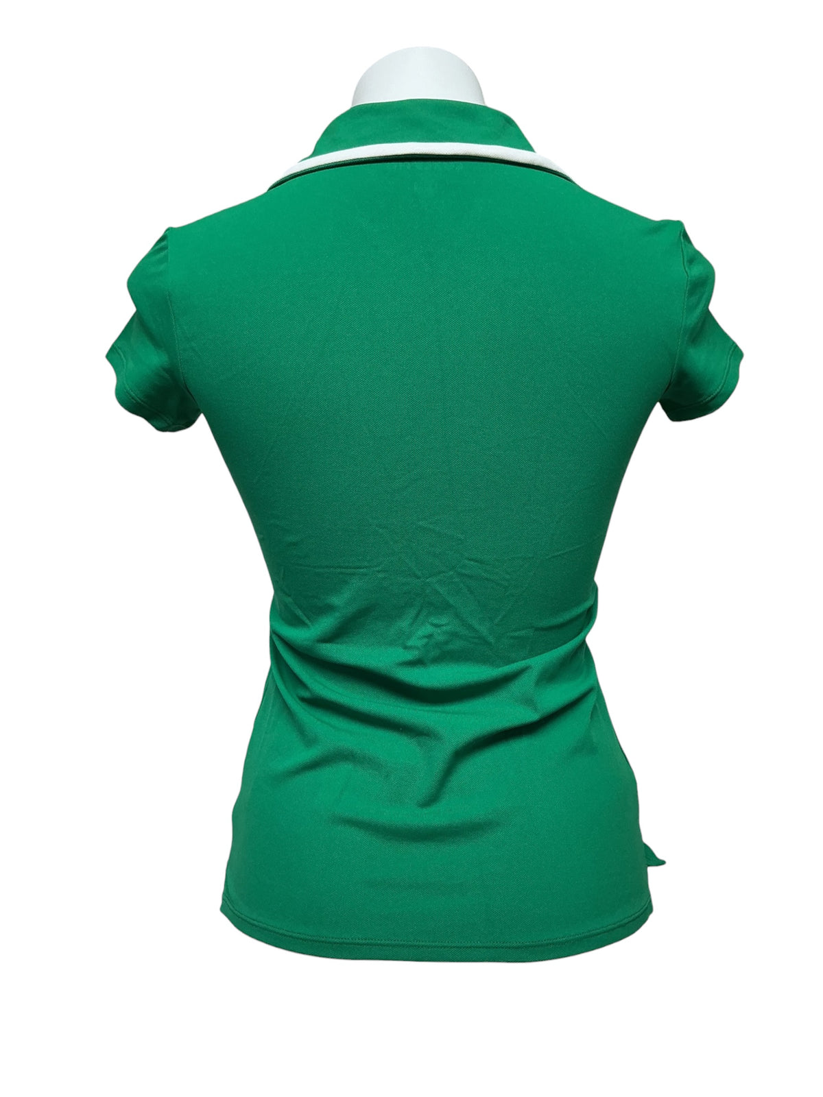 Lilly Pulitzer NWT Frida Zip Polo UPF 50+ Fiddle Leaf Green - Size XXS