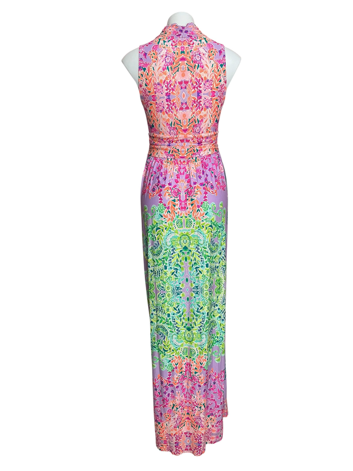 Lilly Pulitzer Pearce Maxi Dress Multi Sunshine Vibes Engineered - Size S