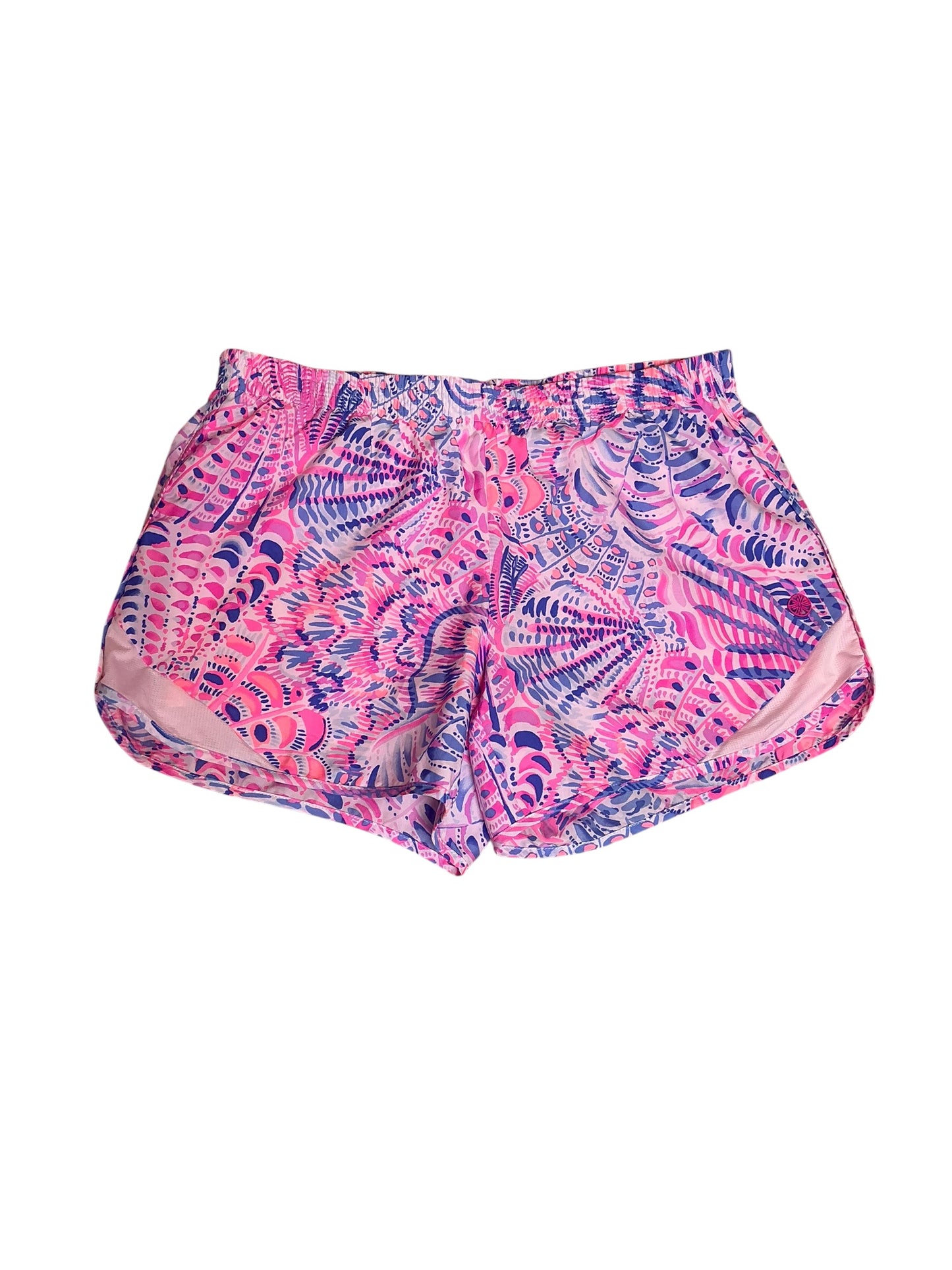 Lilly Pulitzer Luxletic Ocean Trail Short Raz Berry See You Soon - Size XS