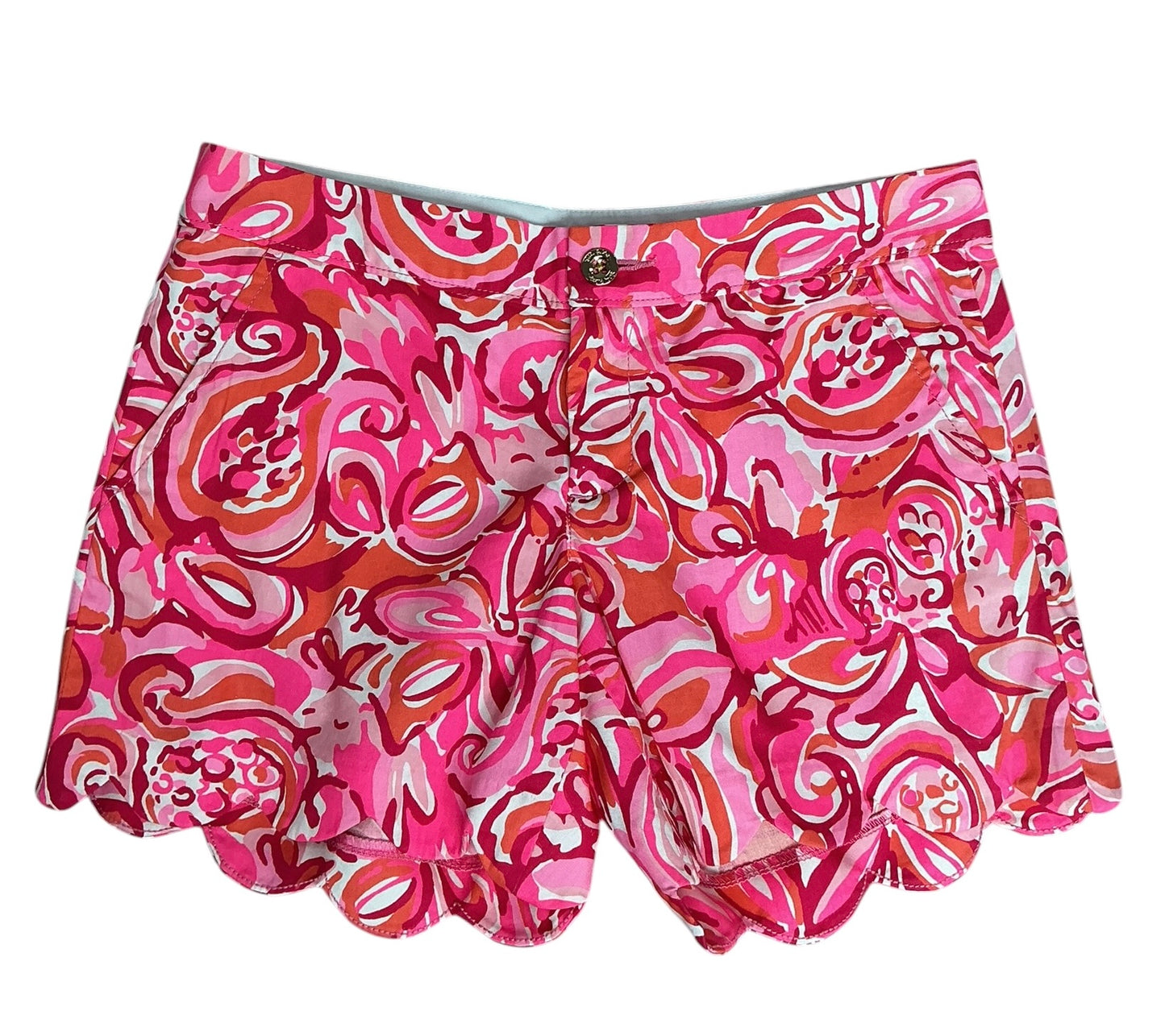 Lilly Pulitzer NWT Buttercup Short Pink Pout Mango Salsa - Size 0