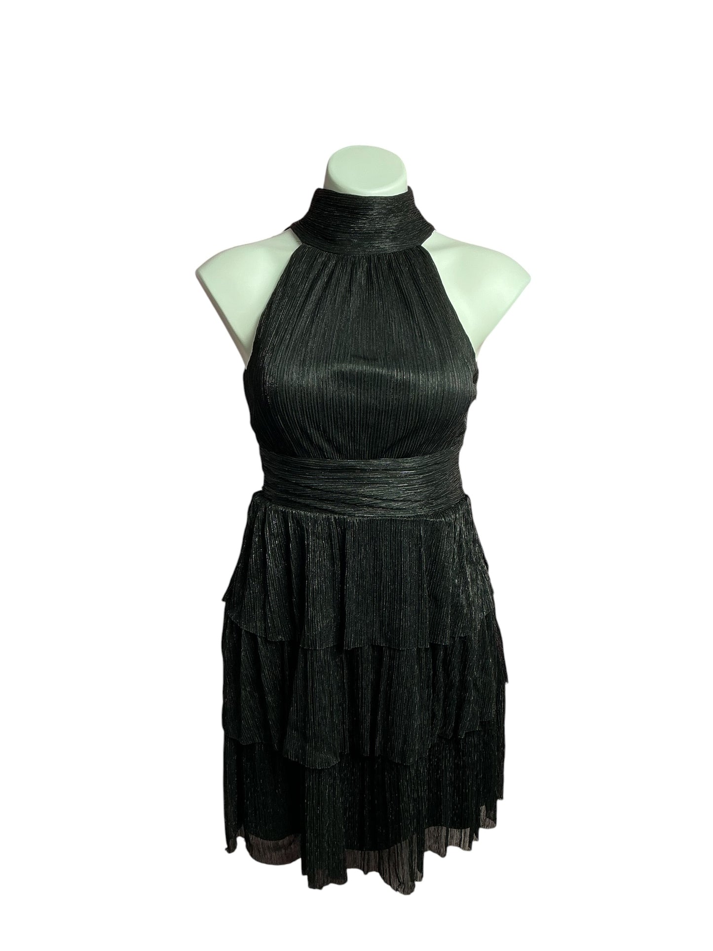 Lilly Pulitzer- NWT Wyn Dress Noir Metallic Knit Crinkle Size 0