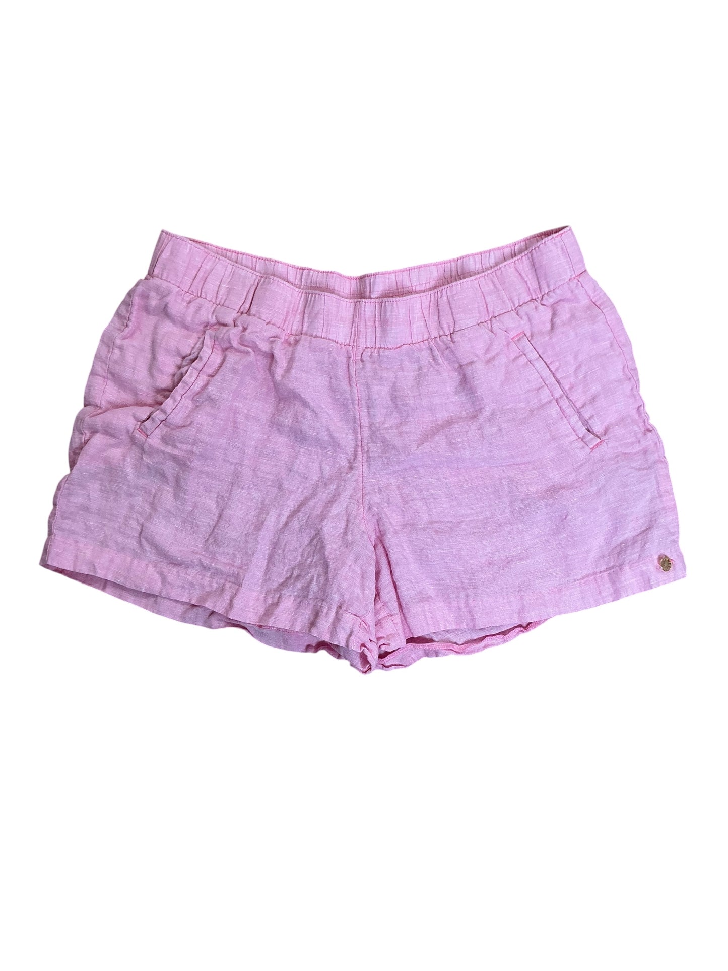 Lilly Pulitzer Lilo Linen Shorts Confetti Pink - Size L