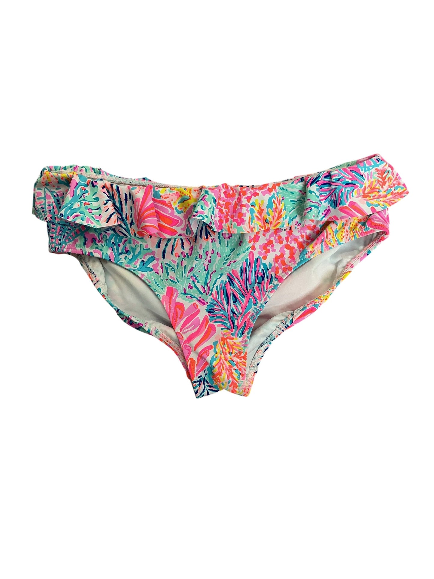Lilly Pulitzer Kids Girls 2PC Tankini Swim Set Multi Splashdance - Size 14