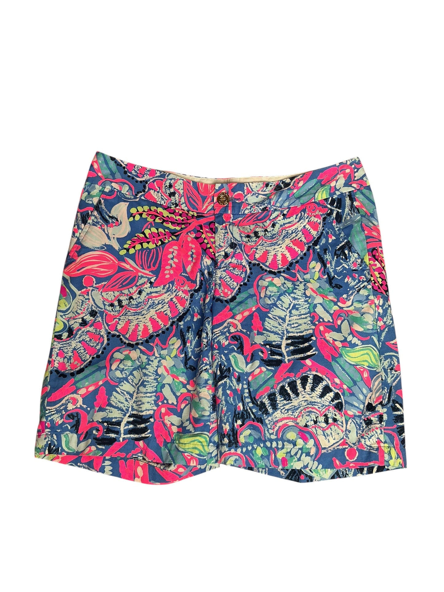 Lilly Pulitzer Callahan Chino Short Shrimply Chic - Size 6