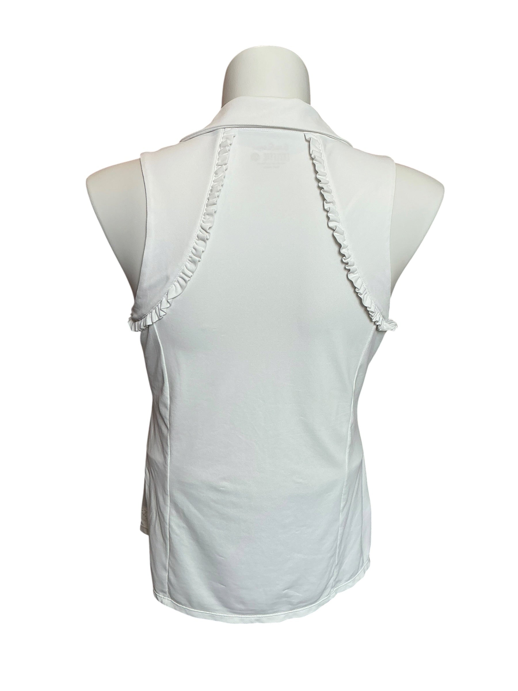Lilly Pulitzer Martina Polo Top Resort White - Size XL