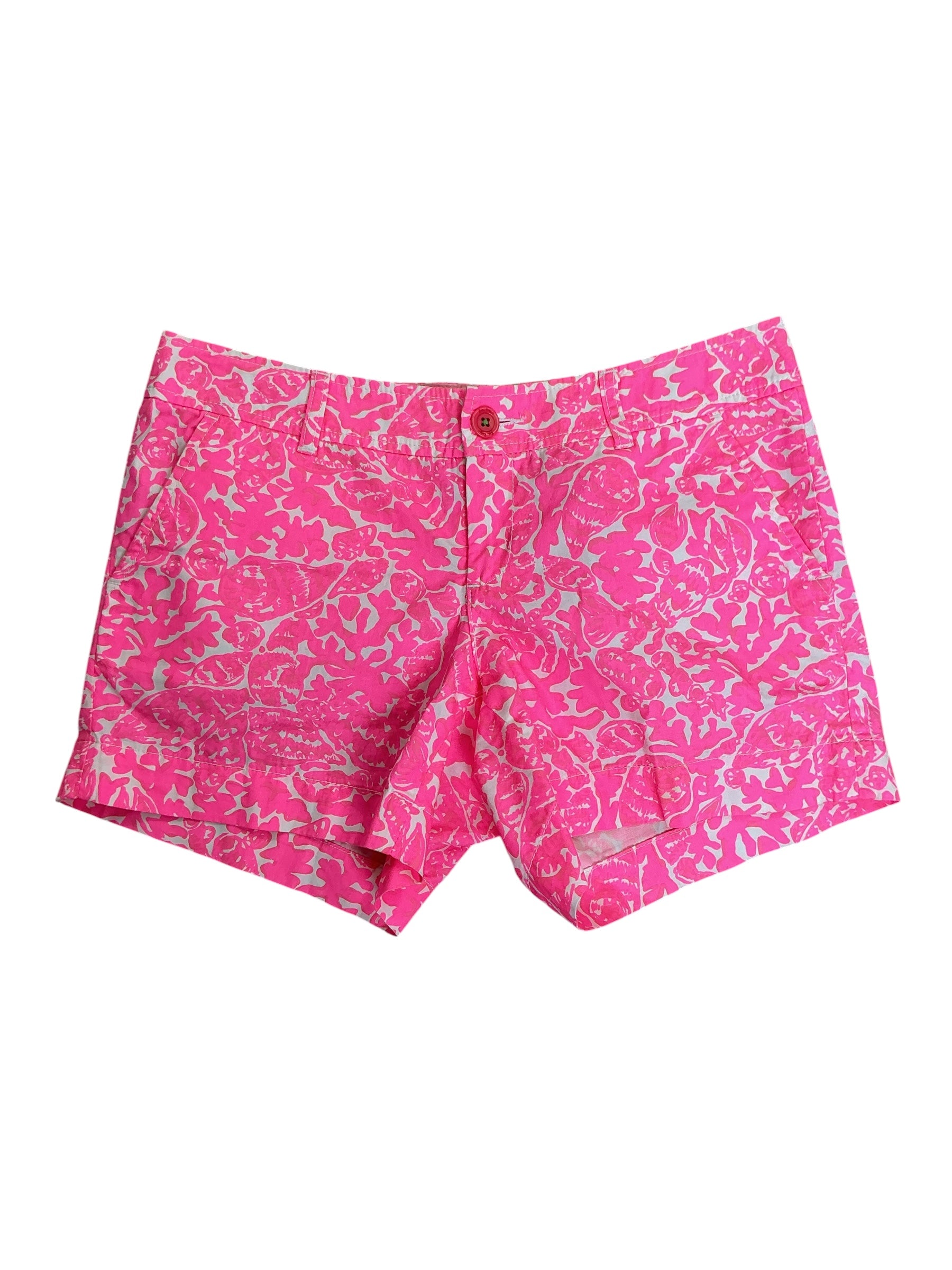 Lilly Pulitzer Callahan Shorts Cosmo Pink Party Favors - Size 8