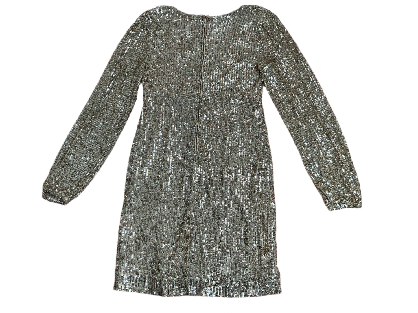 Lilly Pulitzer Reagan Long Sleeve Dress - Gold Metallic Treasure Box Sequin - Size - 2