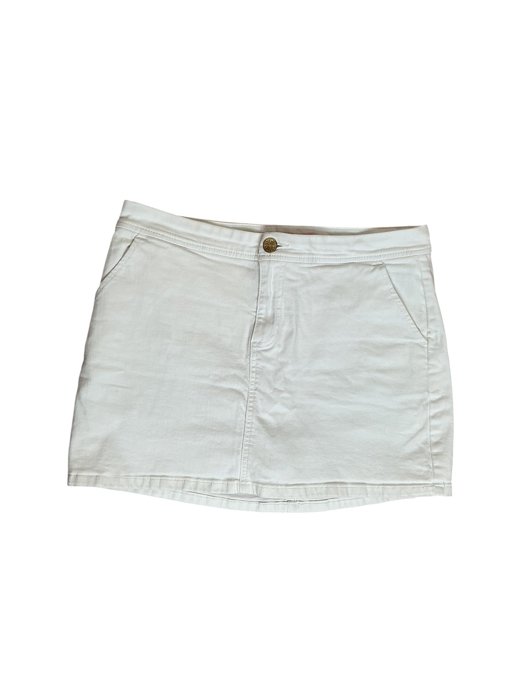 Lilly Pulitzer Colette Denim Skort Resort White - Size 6