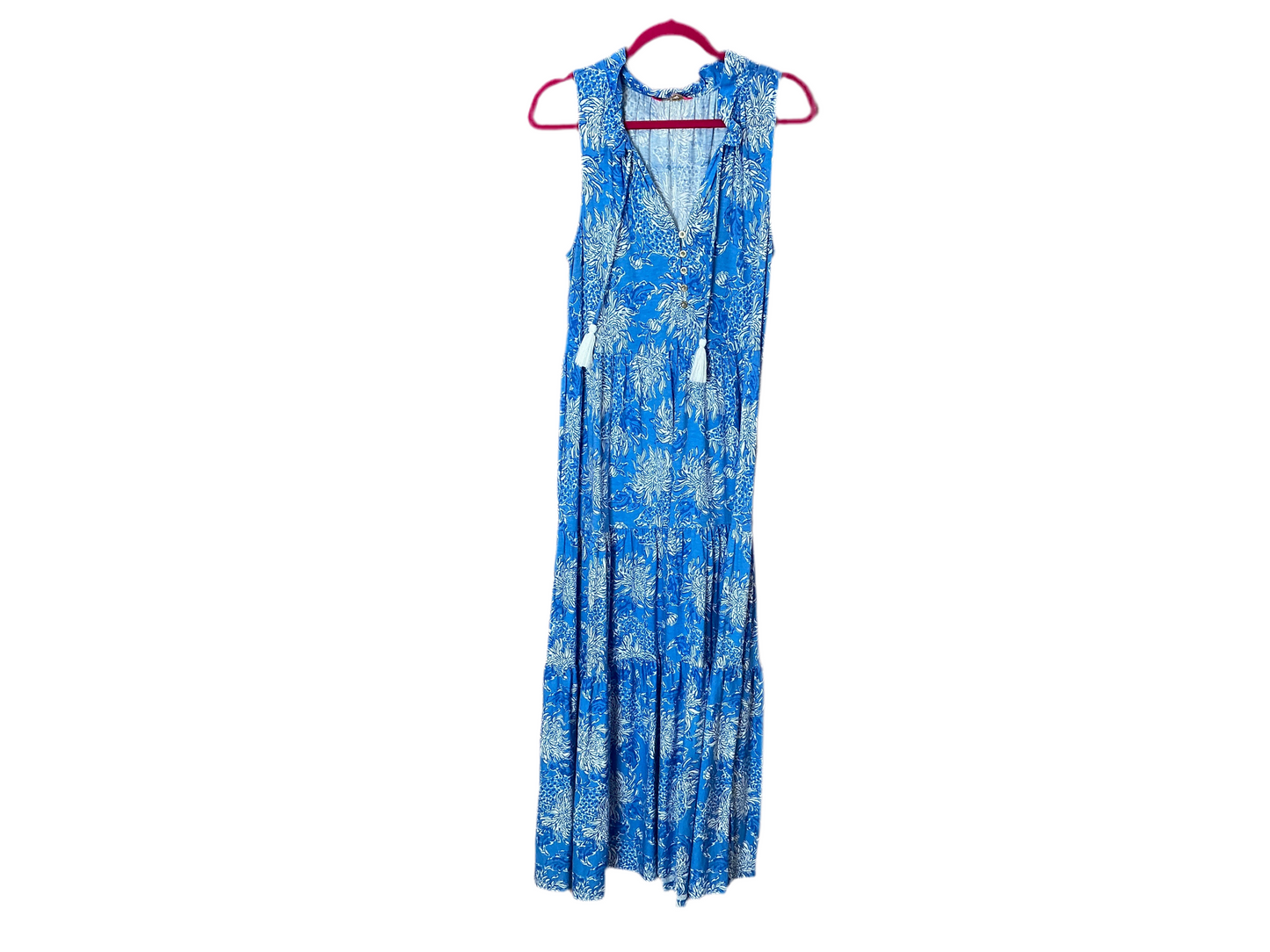 Lilly Pulitzer Blue Malone Maxi Size M