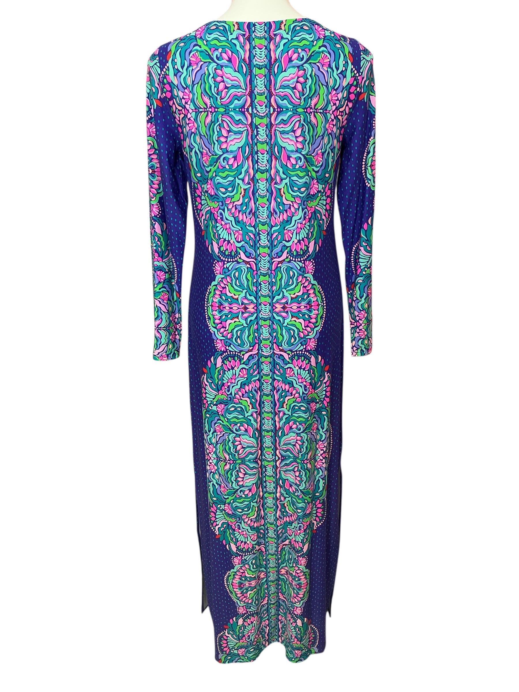 Lilly Pulitzer NWT Emmarie Maxi Dress Cabochon Purple Bonita Babe Engineered - Size M