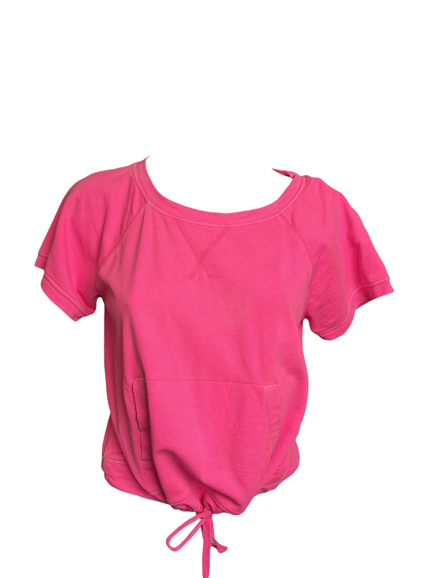 Lilly Pulitzer Luxletic Emmaline Pullover Top - Neon Pink - Size XS