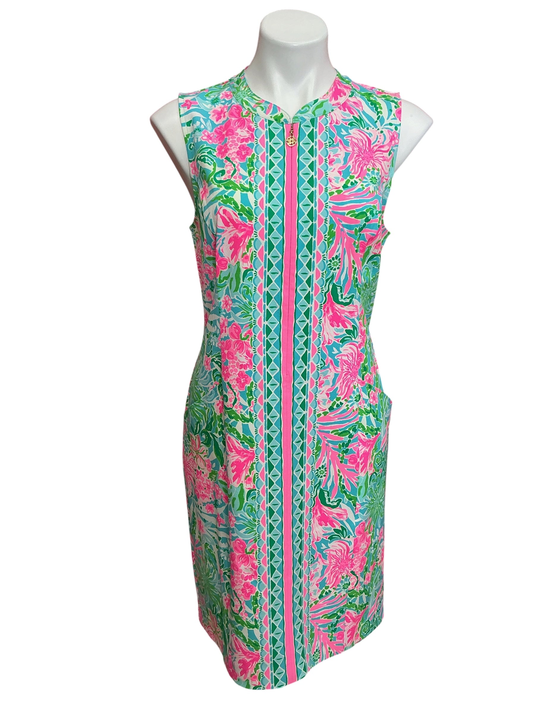 Lilly Pulitzer Courtney Shift Dress Catch And Release - Size 10