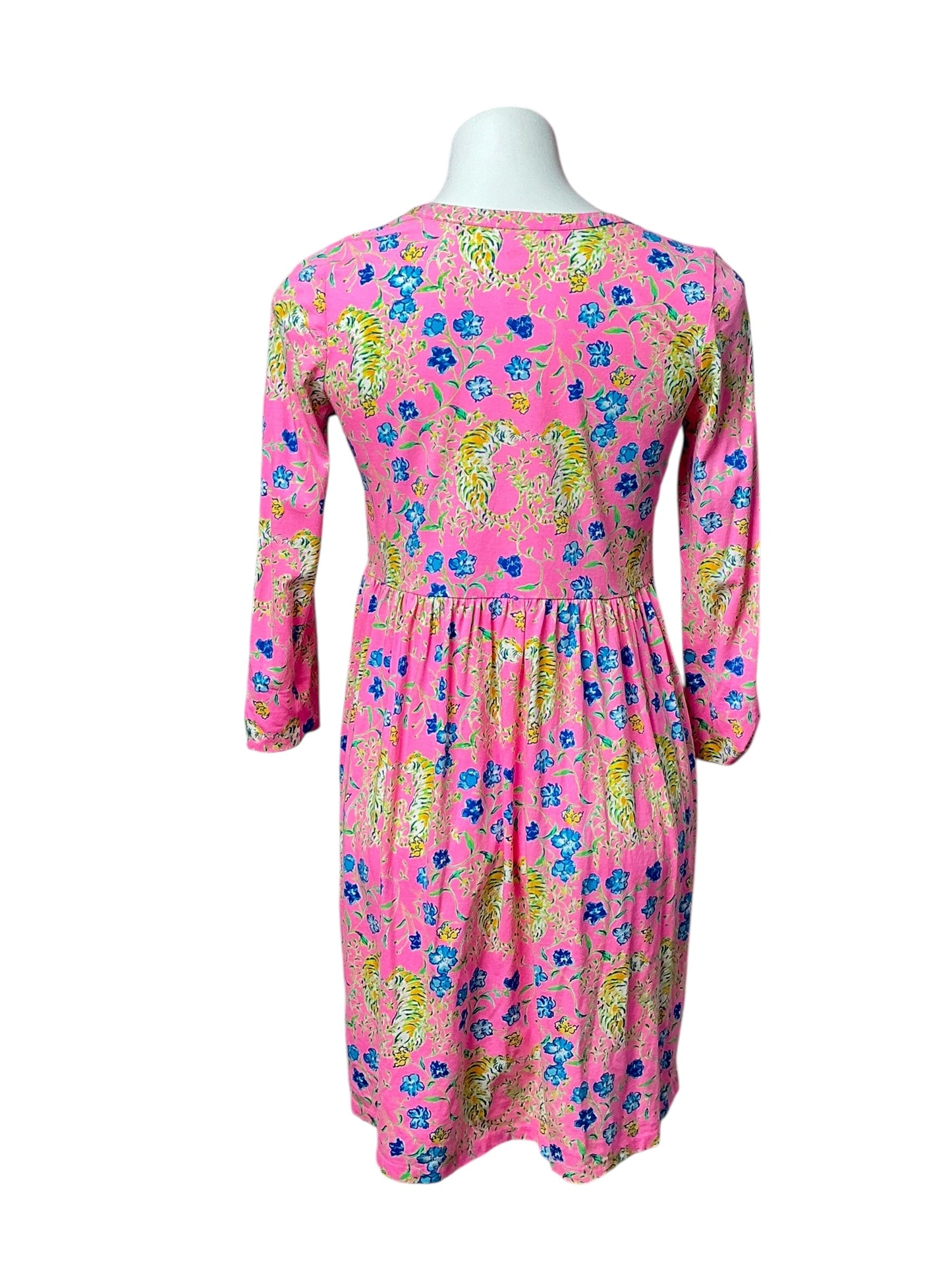 Lilly Pulitzer Loran Dress - Prosecco Pink Tigress Garden - Size S