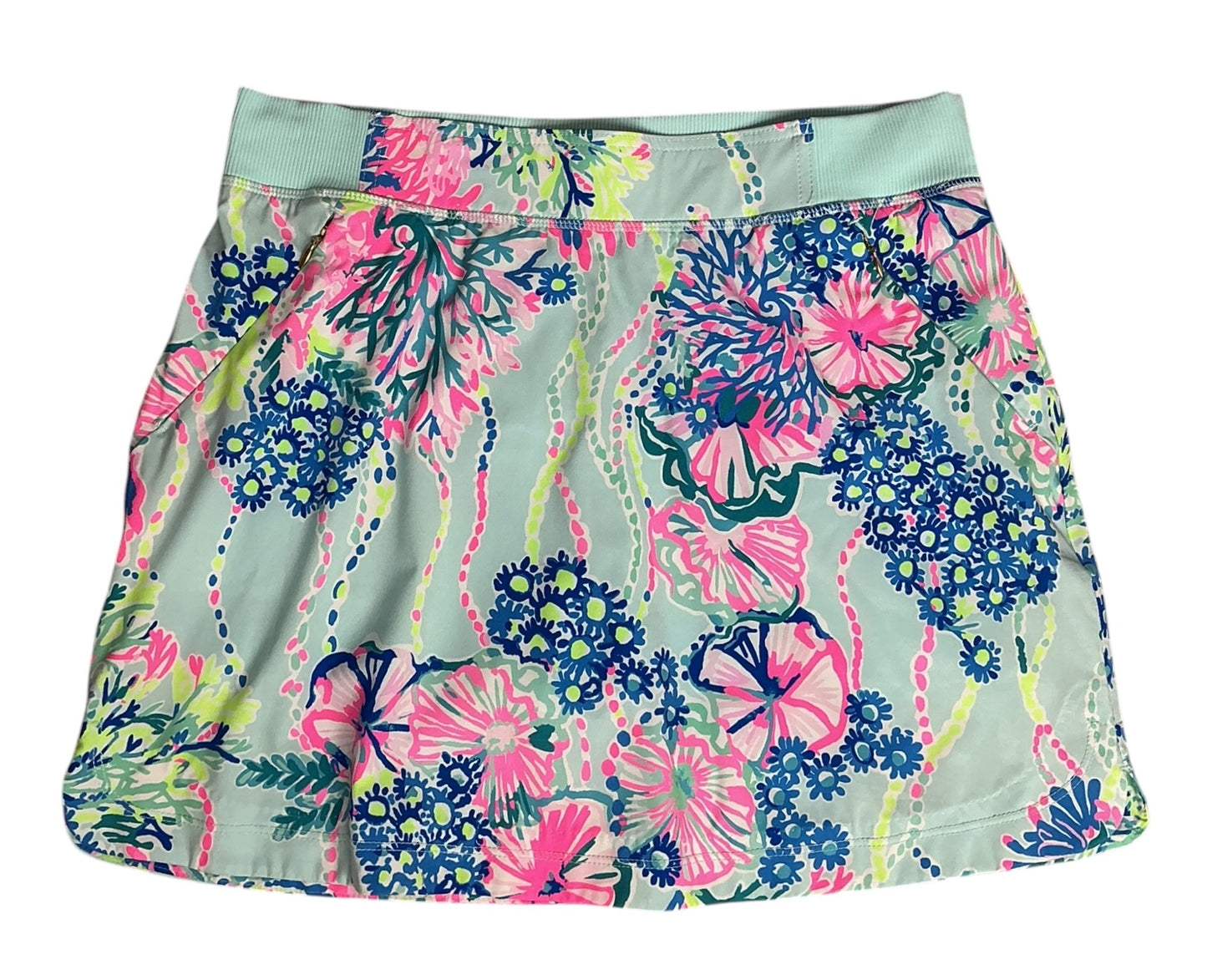 Lilly Pulitzer Run Around Skort Multi Beach You You To It - Size M