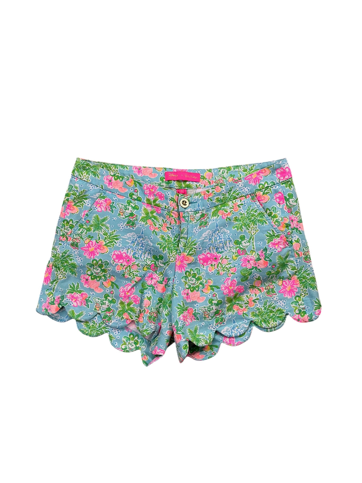 Lilly Pulitzer x Disney Buttercup Shorts Lilly Loves Disney - Size 6
